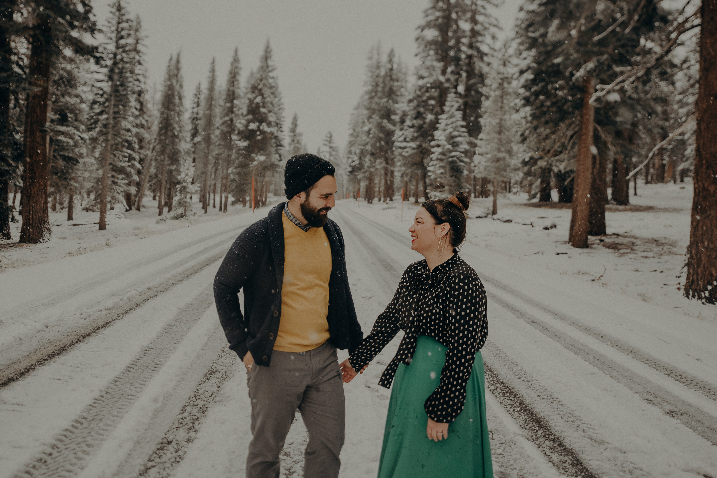 ©Isaiah + Taylor Photography - Los Angeles Wedding Photographer - Snowing engagement session-037.jpg