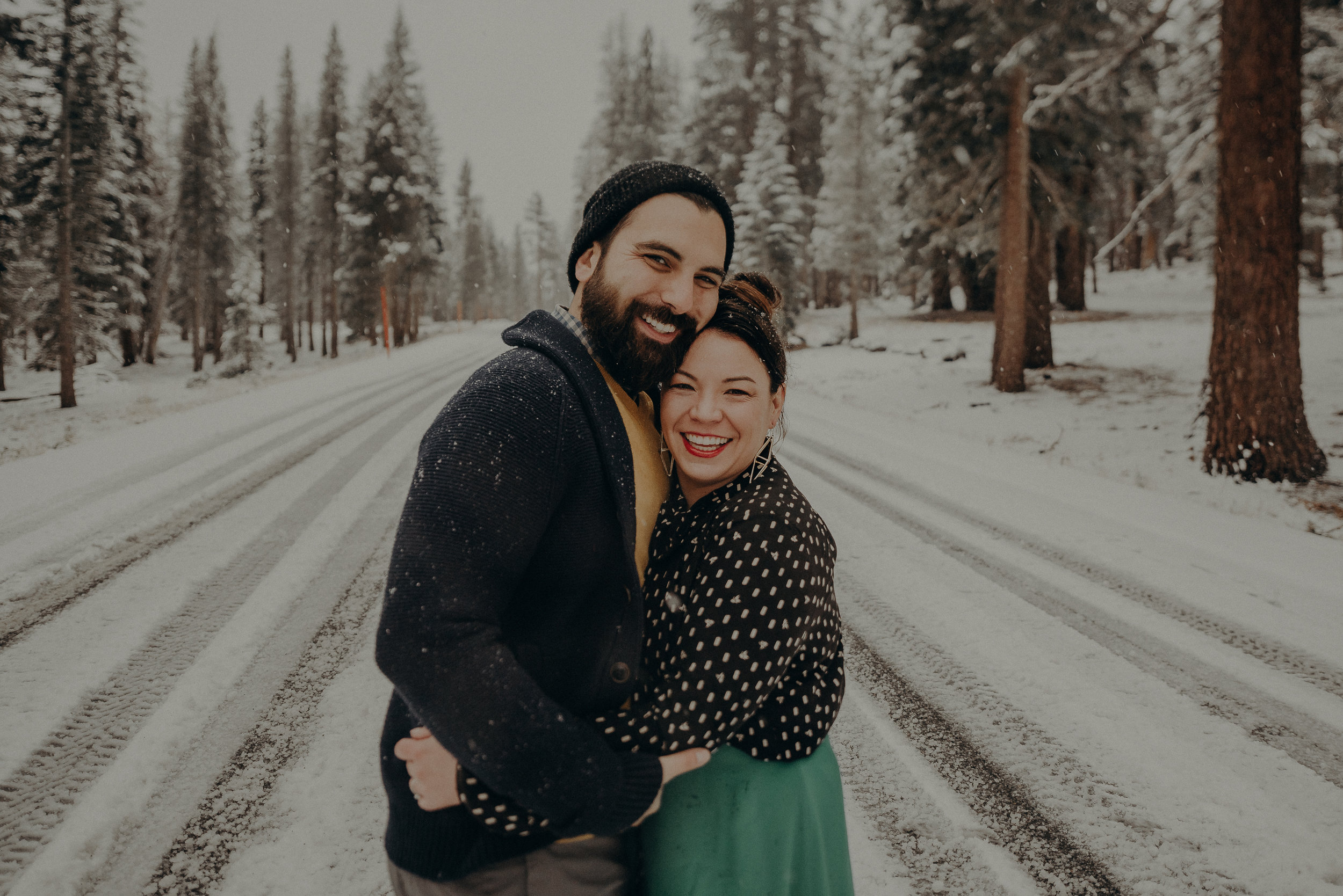 ©Isaiah + Taylor Photography - Los Angeles Wedding Photographer - Snowing engagement session-039.jpg