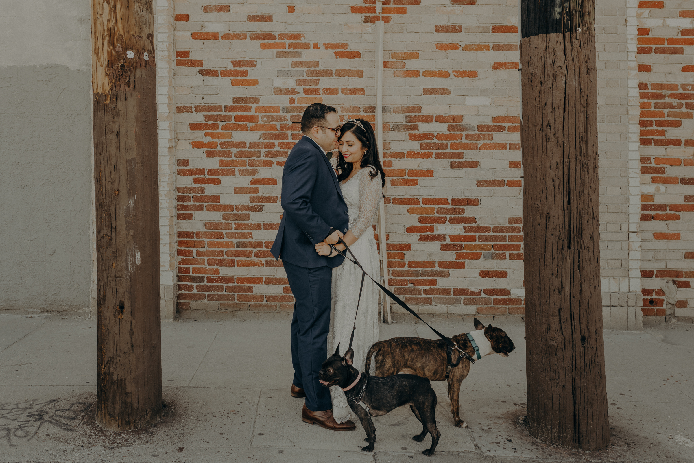 wedding with dogs, Los Angeles wedding photographer