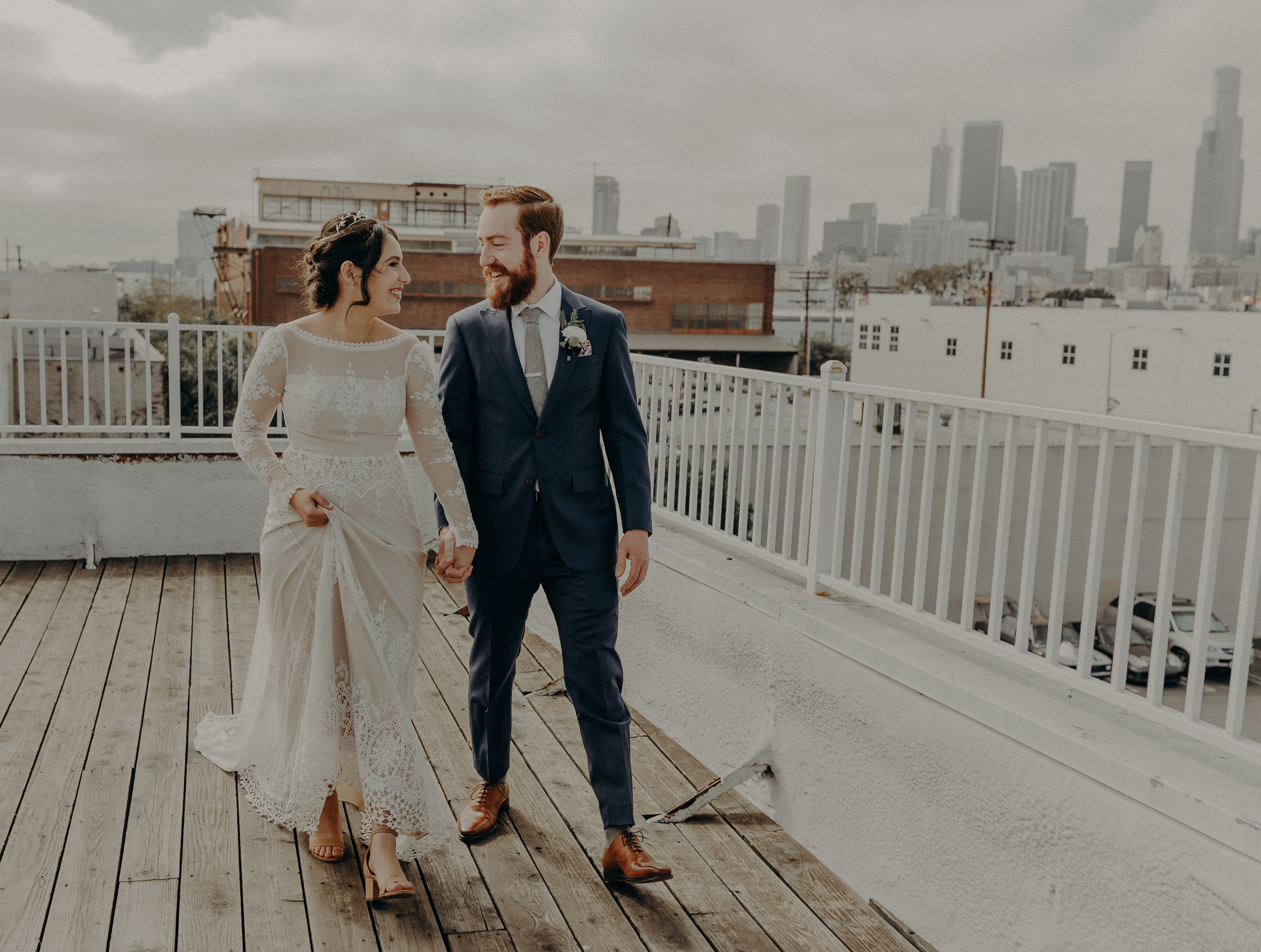 unique space wedding, wedding photographer in Los Angeles