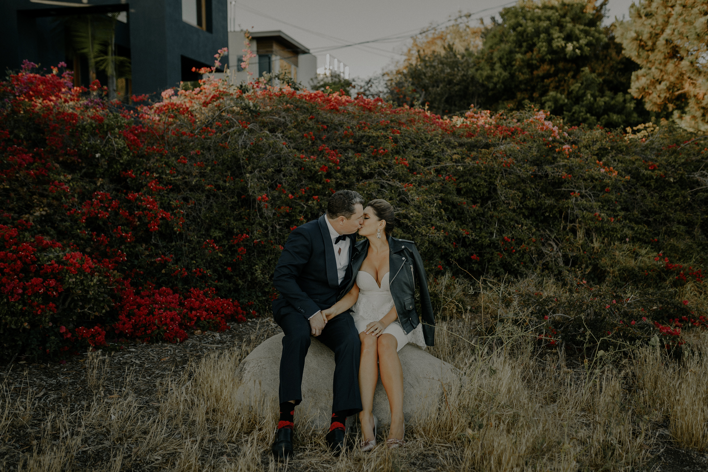 california destination elopement in Santa Monica, Los Angeles wedding photographer