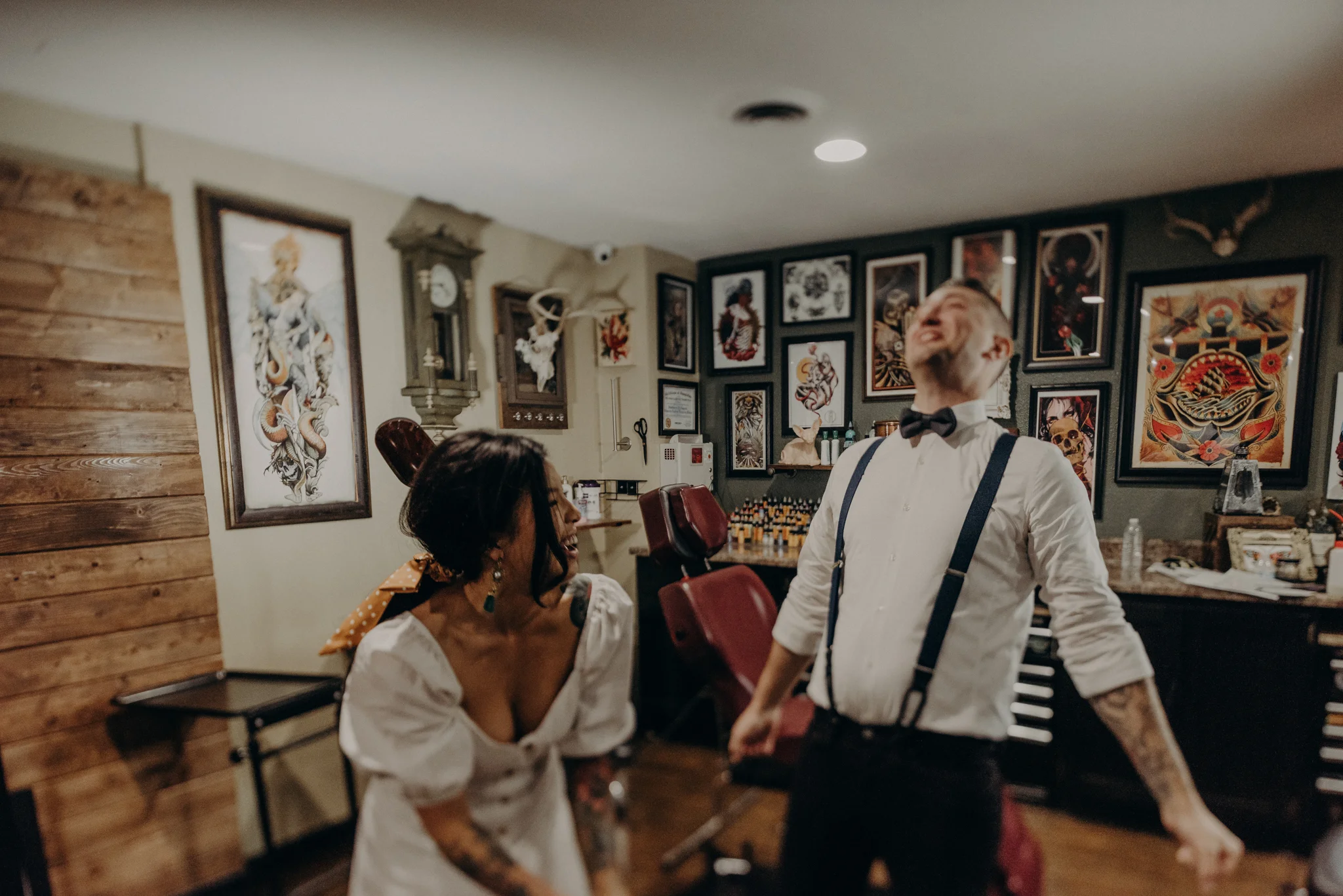 Wedding Photographer in LA - Los Angeles Wedding Photos - Tattoo Shop Engagement Session - IsaiahAndTaylor.com-012.jpg