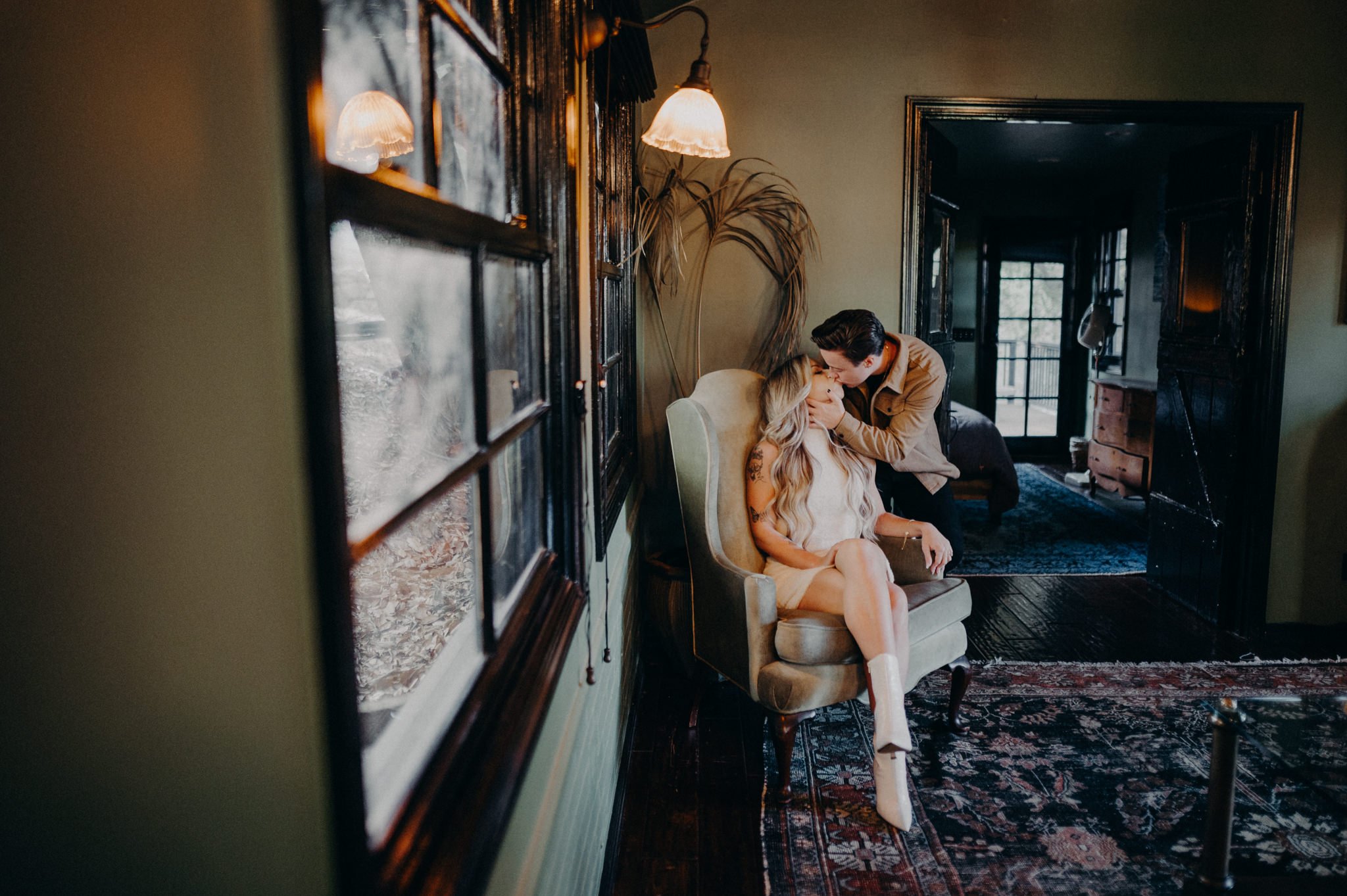 queer wedding photographers - lgbtqia+ engagement photos - trans cabin engagement - itlaphoto.com-24.jpg