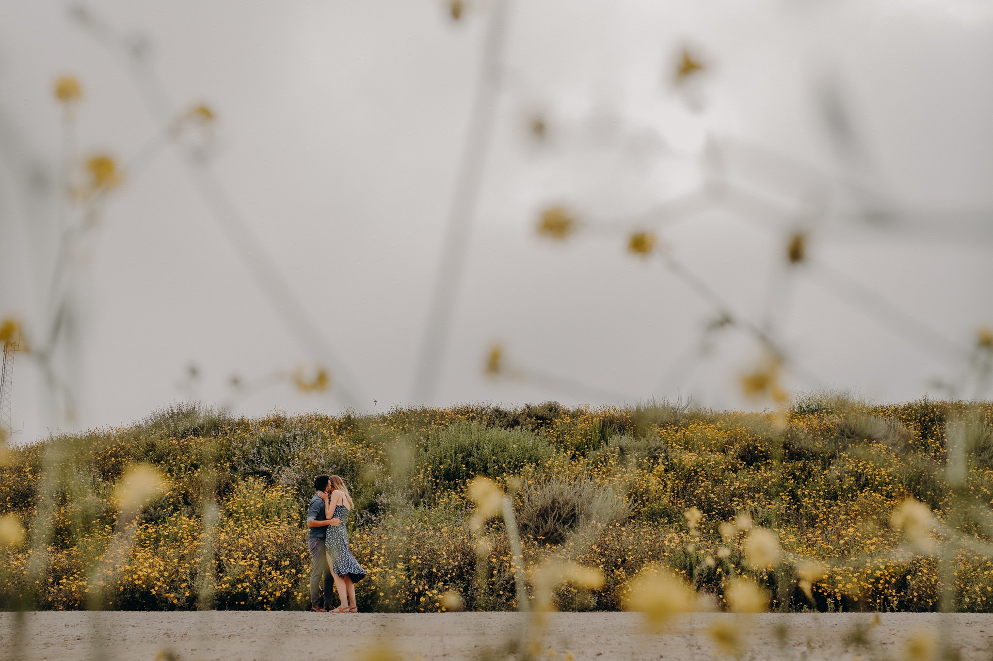 los angeles flower engagement session - queer wedding photographers in LA-4.jpg