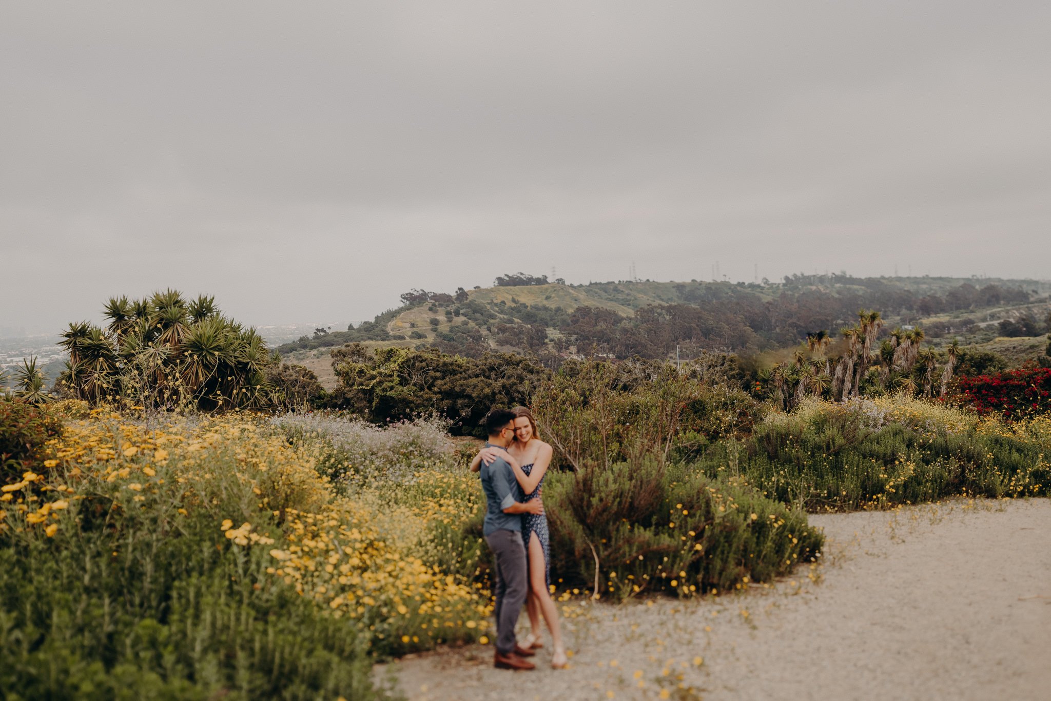 los angeles flower engagement session - queer wedding photographers in LA-18.jpg
