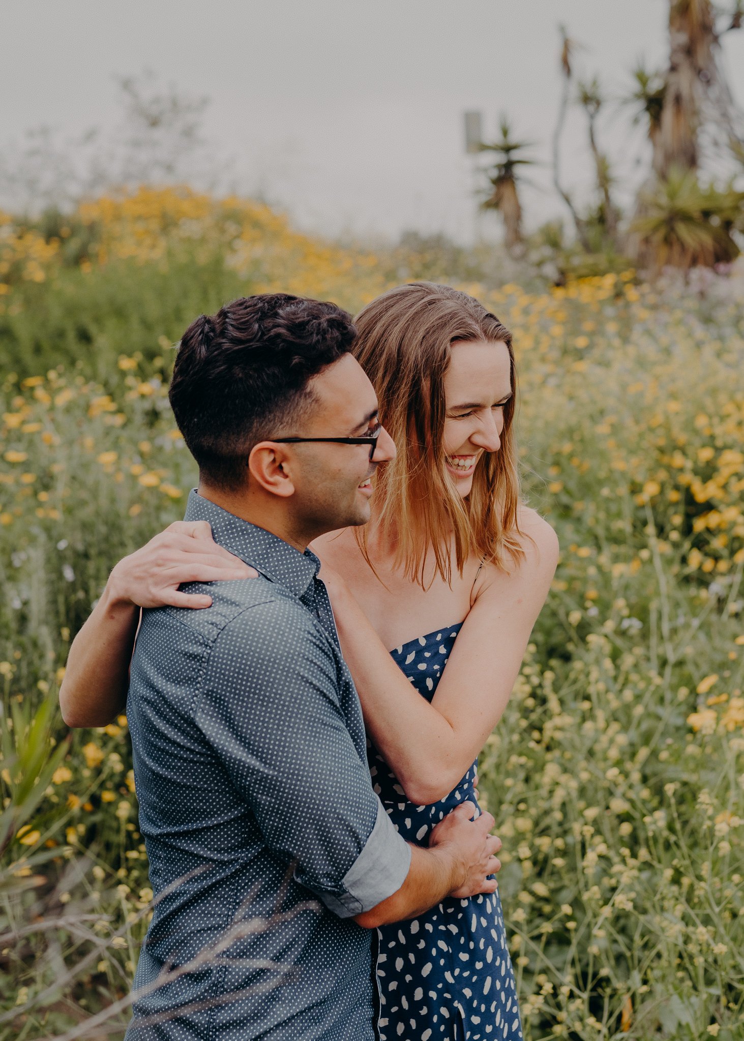 los angeles flower engagement session - queer wedding photographers in LA-23.jpg