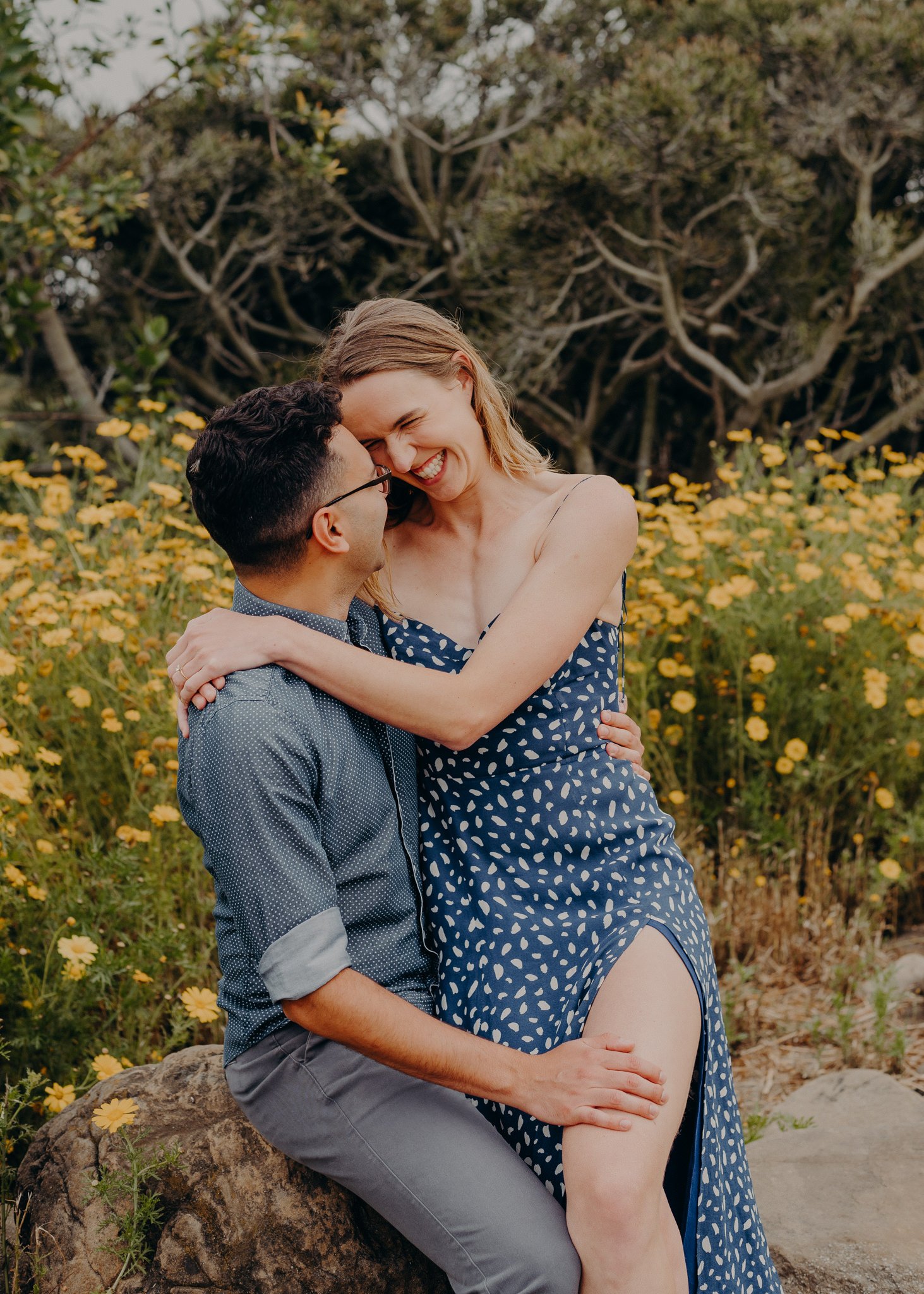 los angeles flower engagement session - queer wedding photographers in LA-29.jpg
