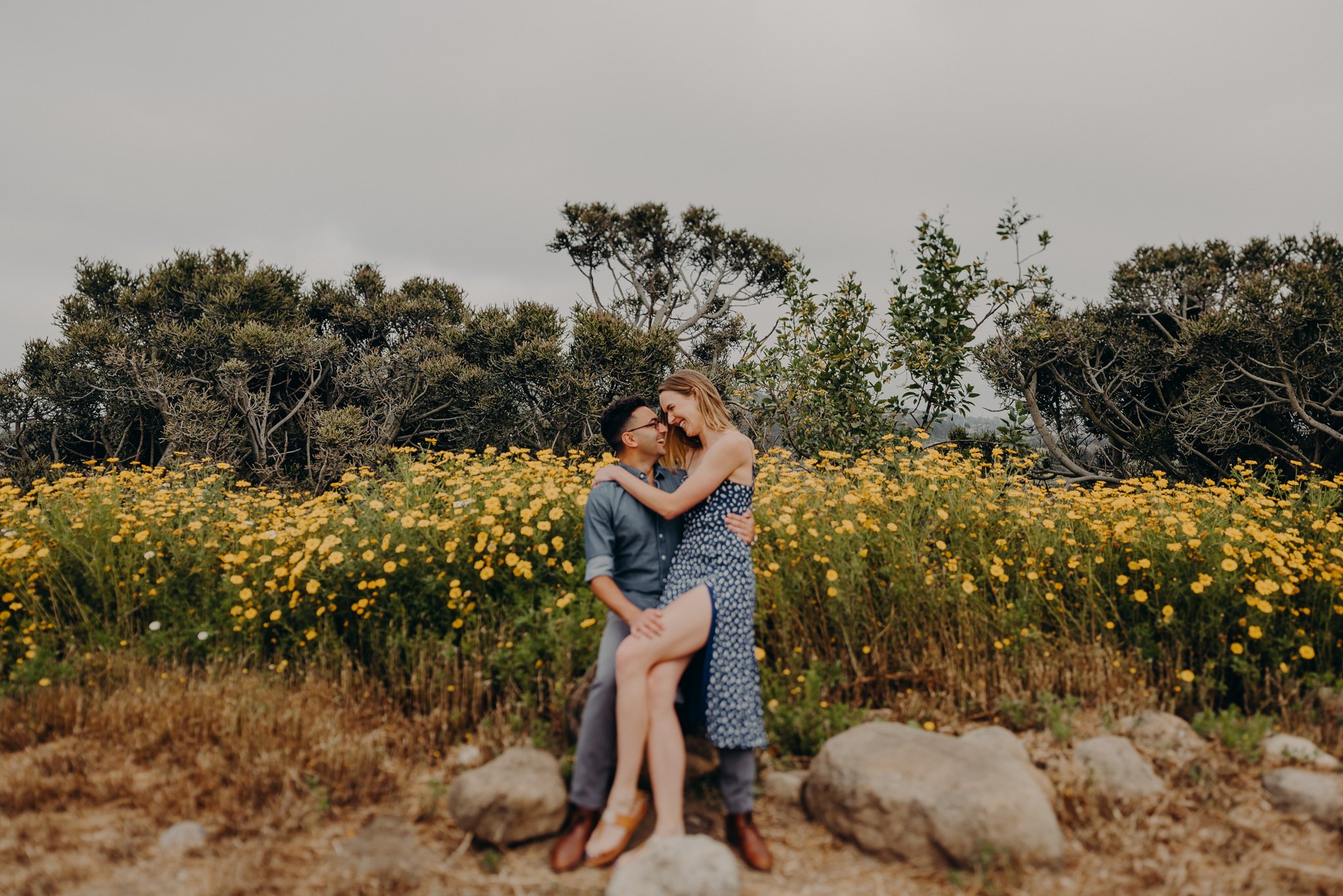 los angeles flower engagement session - queer wedding photographers in LA-30.jpg