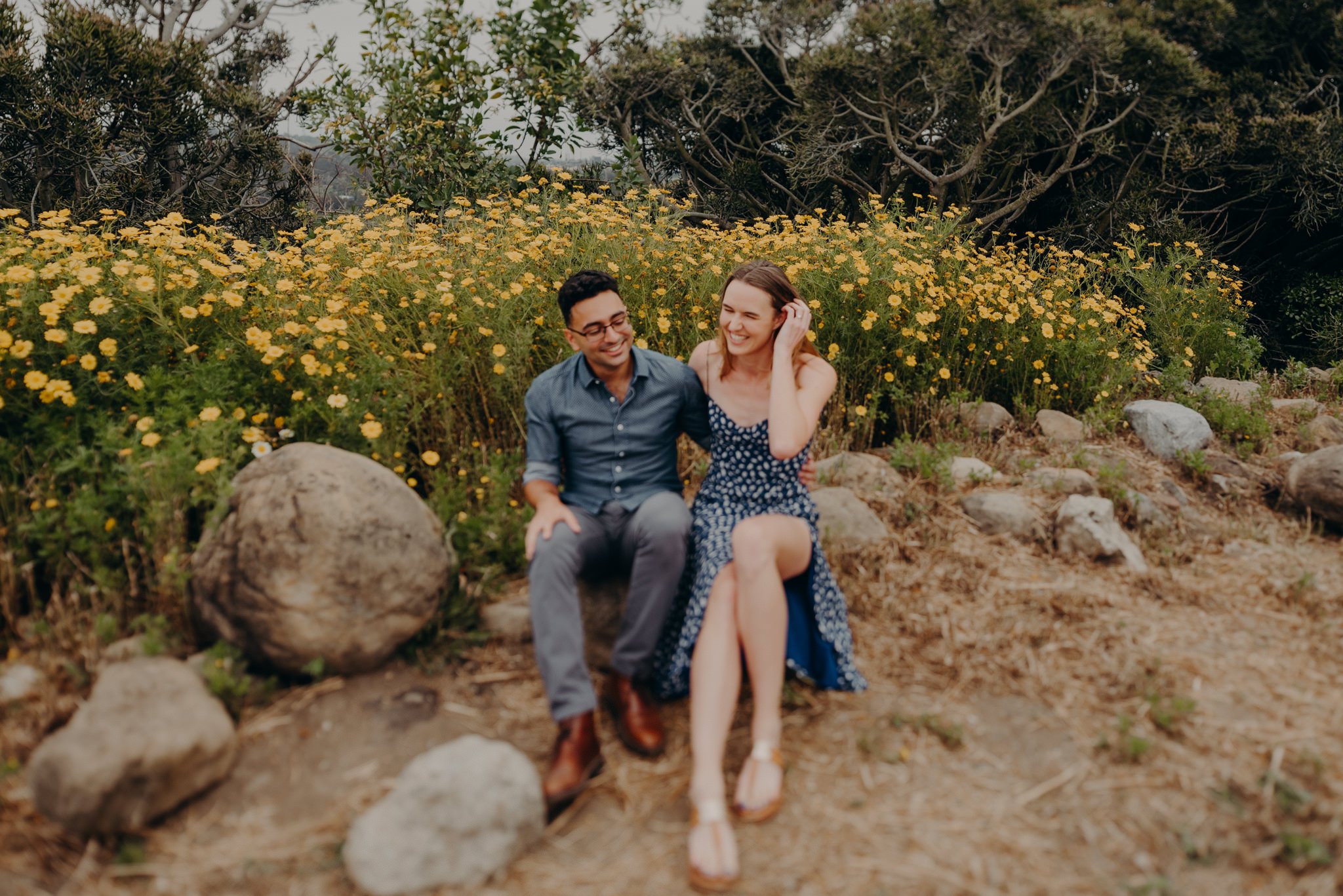 los angeles flower engagement session - queer wedding photographers in LA-33.jpg