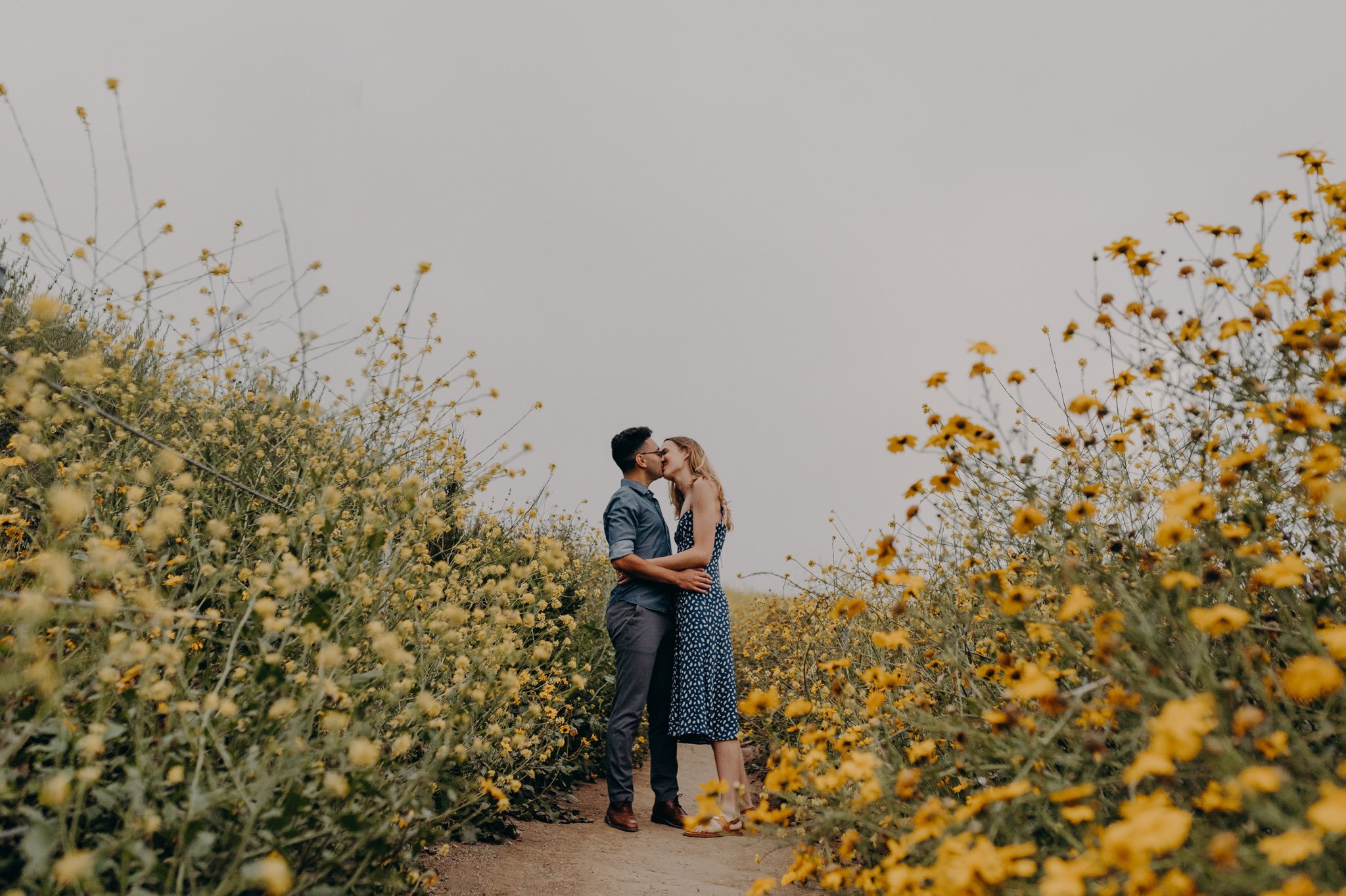 los angeles flower engagement session - queer wedding photographers in LA-66.jpg