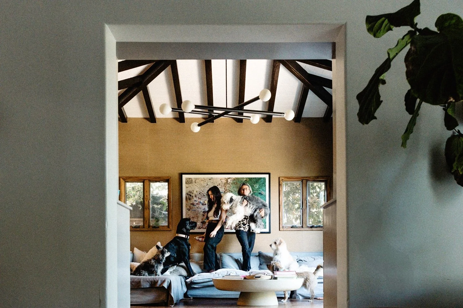 lgbtq+ wedding photographers in Los Angeles , dog rescuers