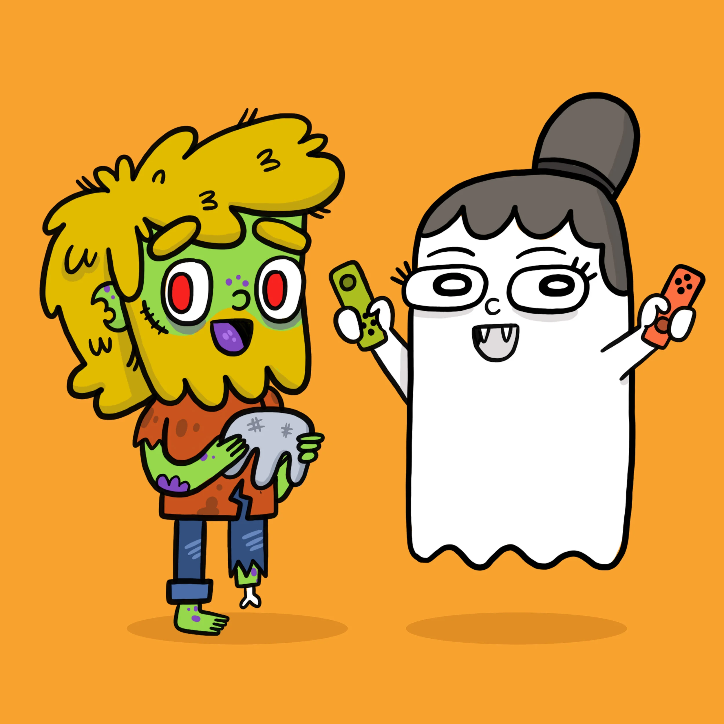 Tater & Tots Portrait: Halloween Theme