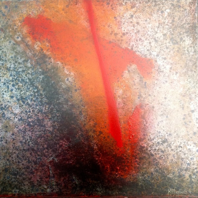  Fire, 2011 24 x 24 inches Acrylic on canvas 