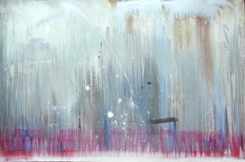  Geyser 2, 2013 48 x 72 inches Acrylic on canvas 