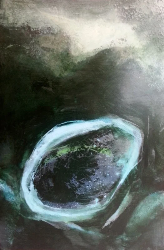 Aquamarine Talisman, 2013 60 x 40 inches Acrylic on canvas