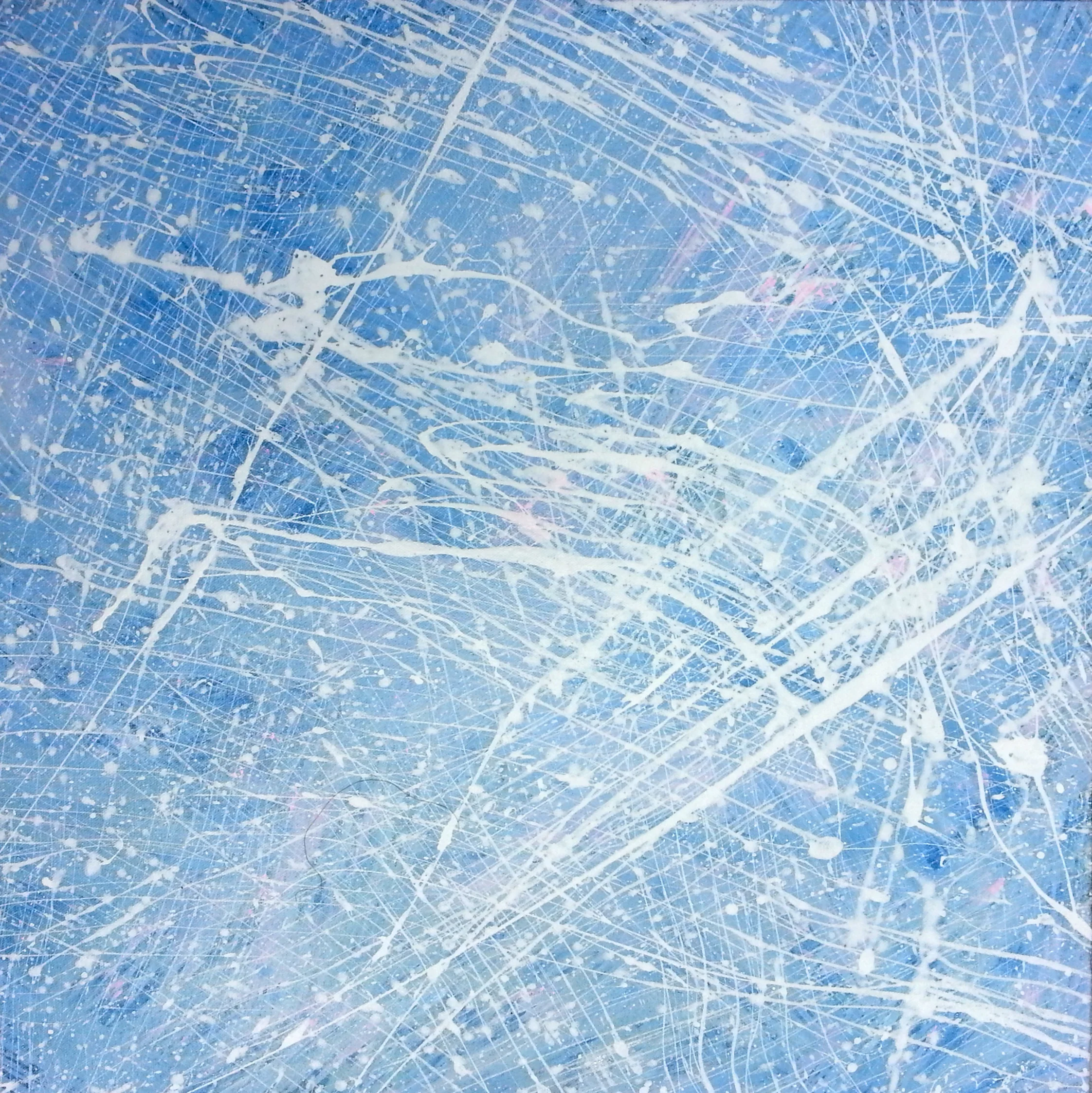 Sky Closeup 4, 2014 One of a series of nine canvases 24 x 24 inches Acrylic on canvas