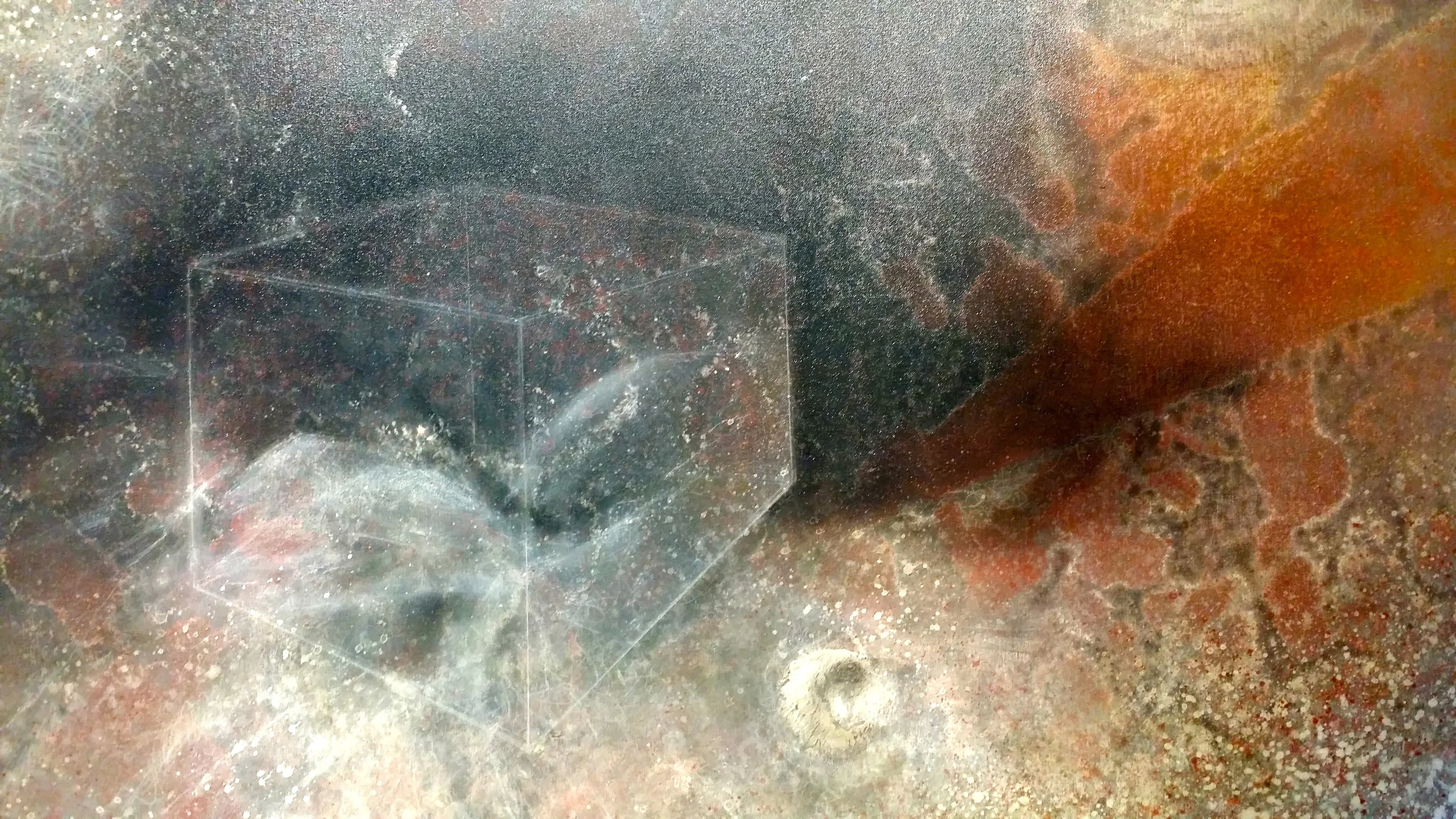 Space Reference, detail, 2010 48 x 72 inches