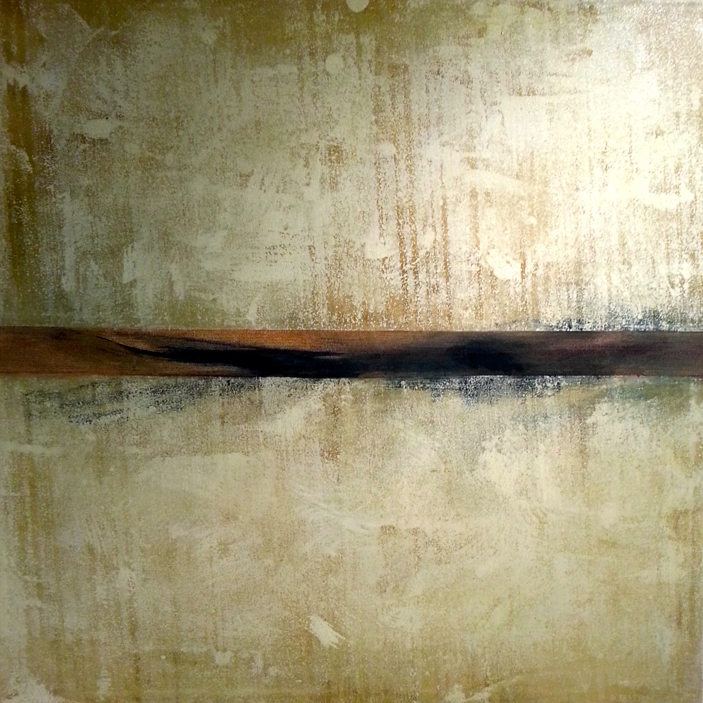 The Path of Memory, 2014 Canvas 1 - One of a series of six 48 x 48 inches