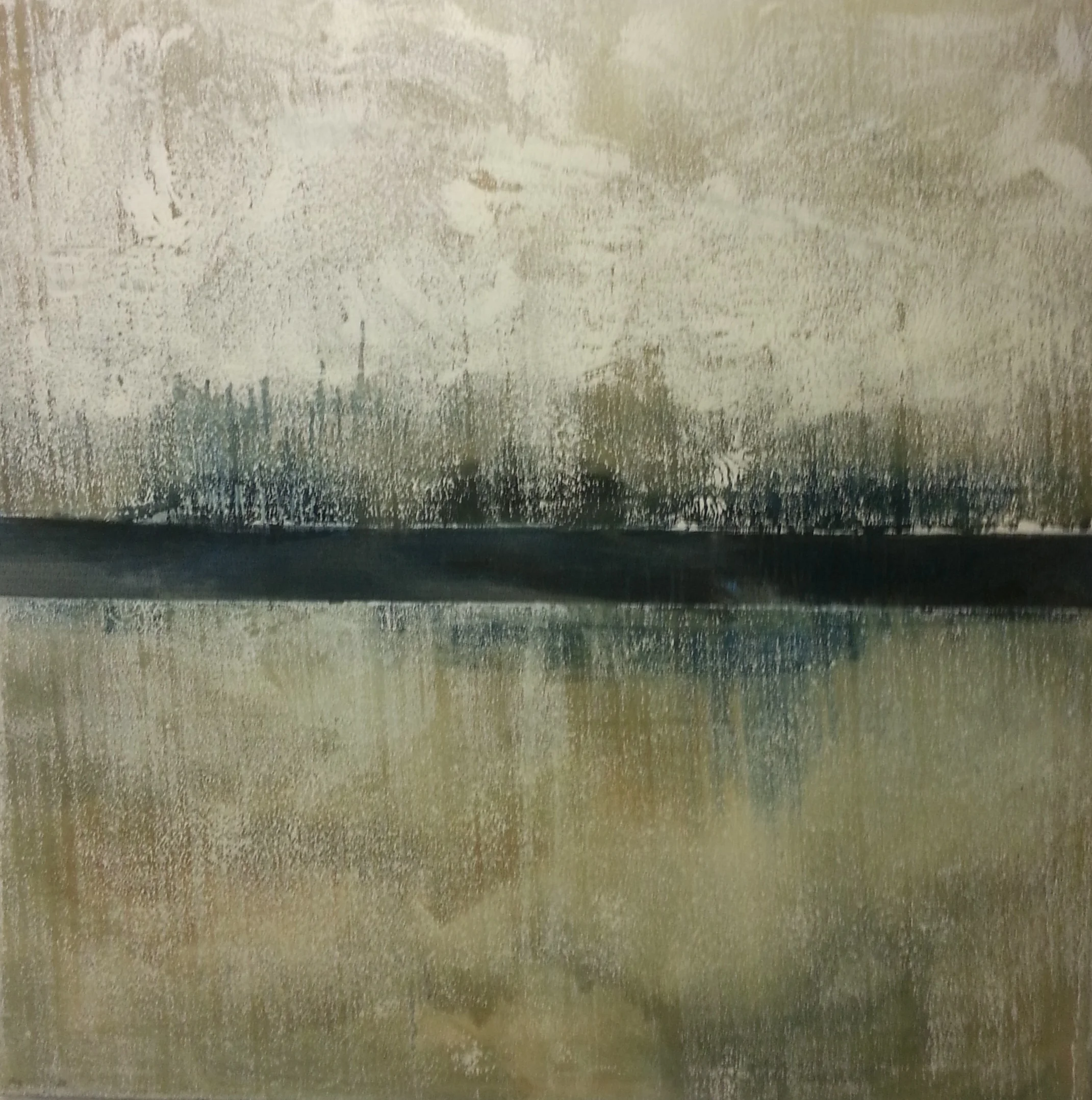 The Path of Memory, 2014 Canvas 5 - One of a series of six 48 x 48 inches