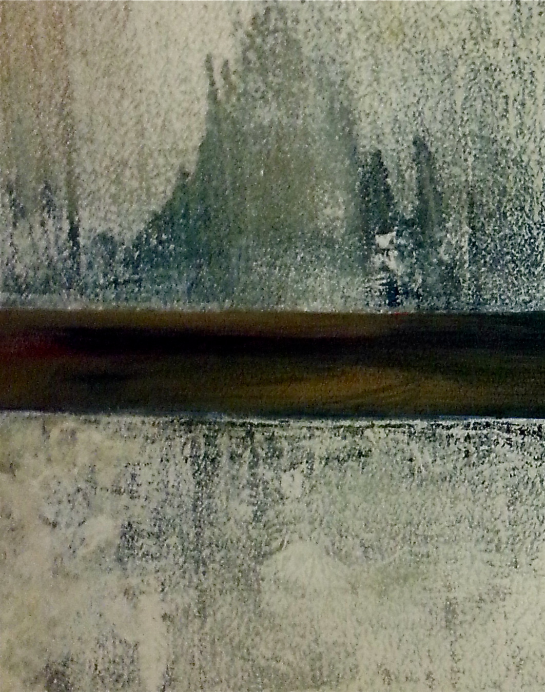  The Path of Memory, 2014 Canvas 2, detail  48 x 36 inches 