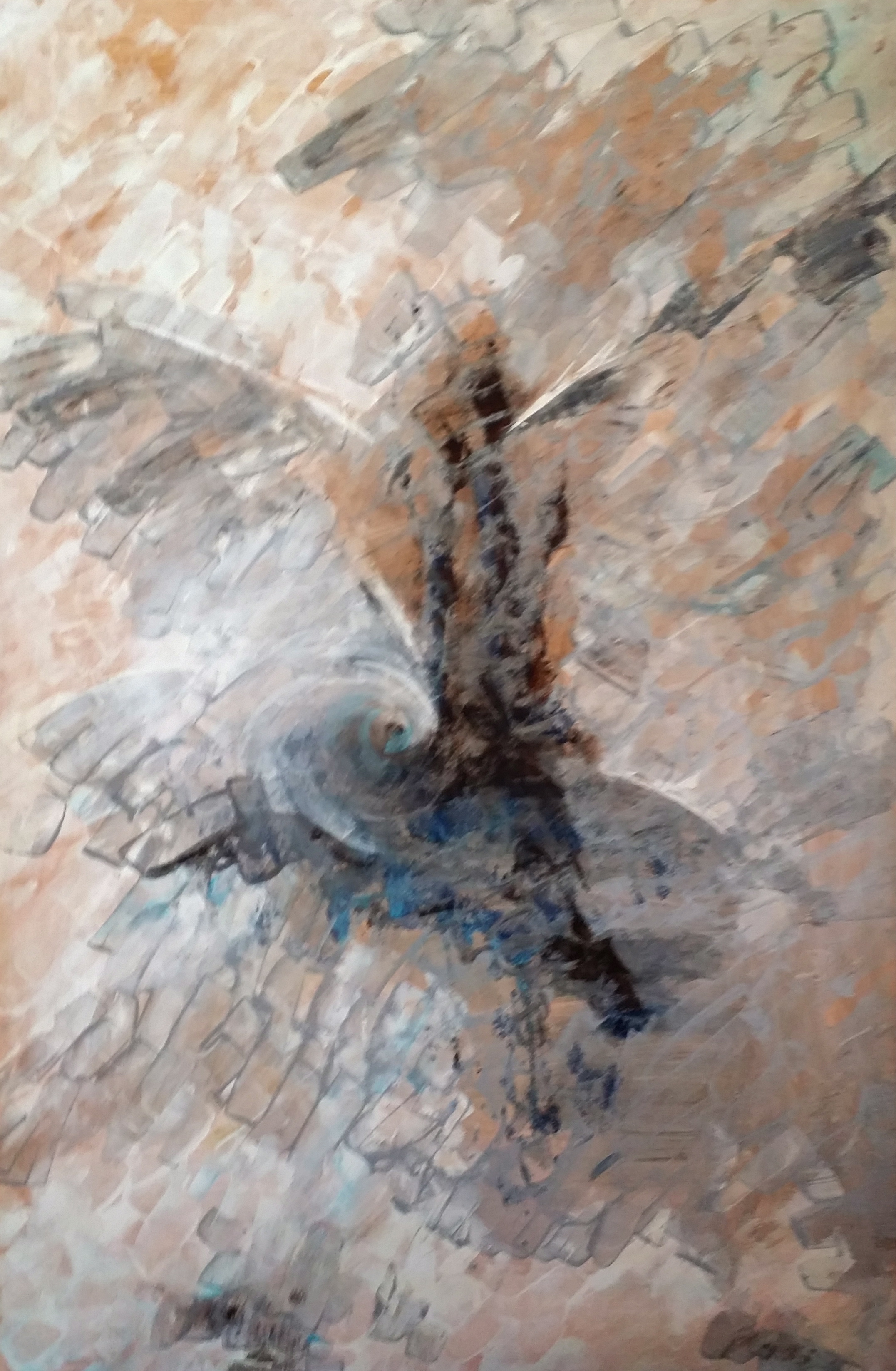  Wings, 2008  60 x 40 inches 