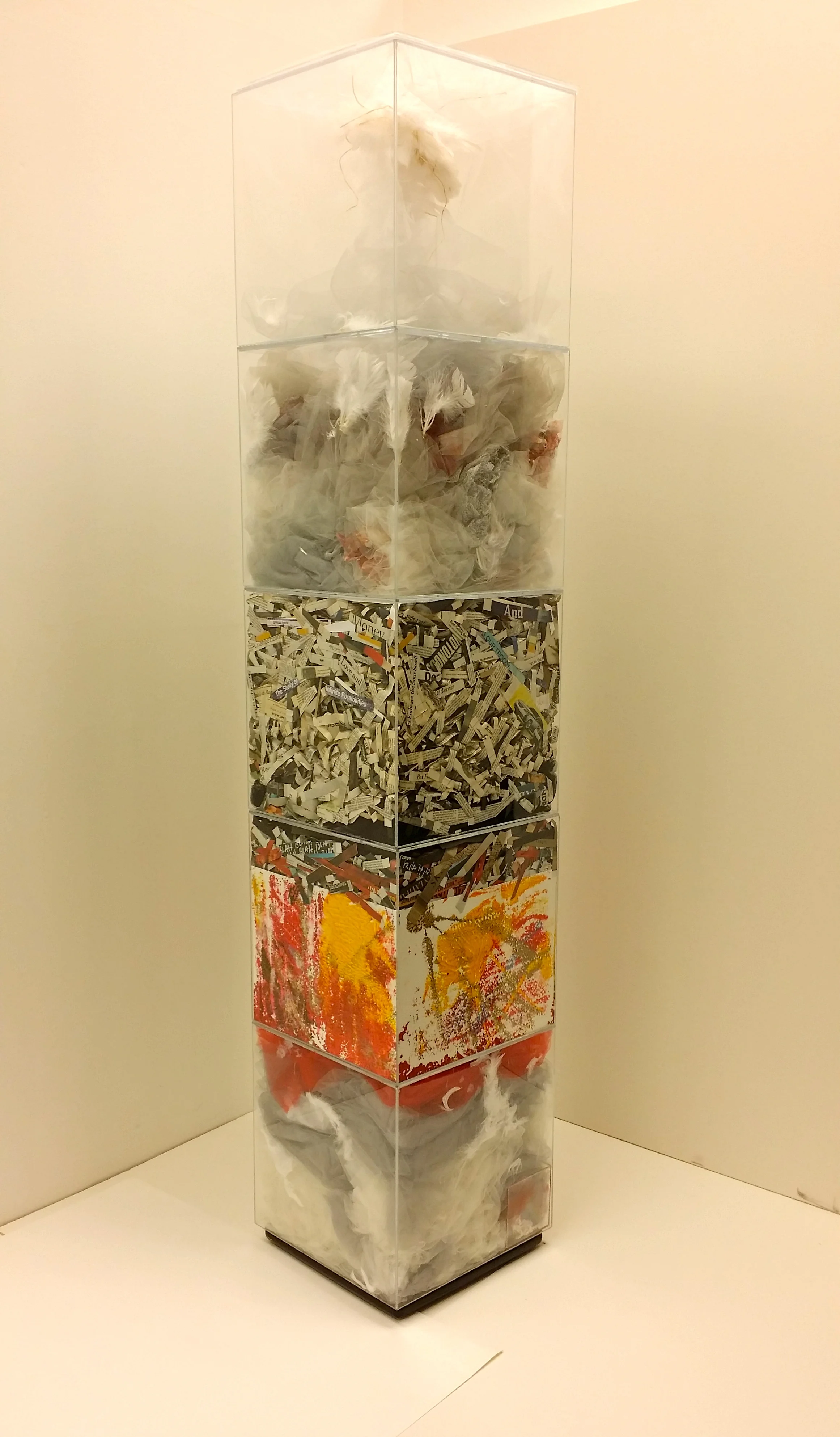 An Hypothesis, 2015 12 x 12 x 62 inches