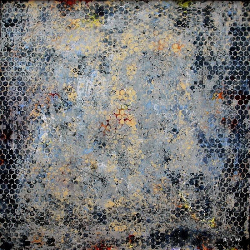  Blue Quantum, 2008 48 x 48 inches Acrylic on canvas 