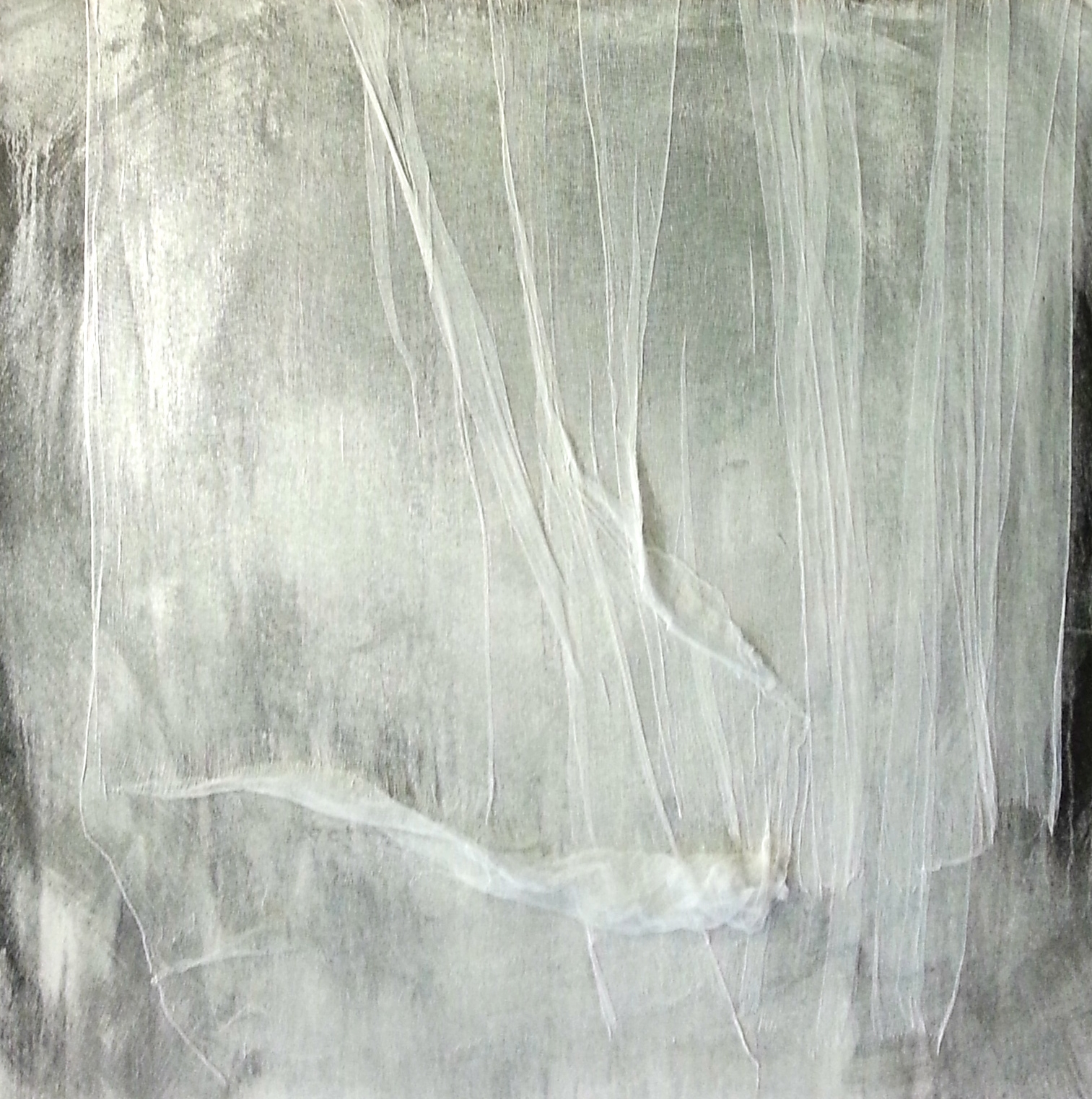  Weightlessness 3, 2015 48 x 48 inches Acrylic, gauze, glue, mixed media on canvas 
