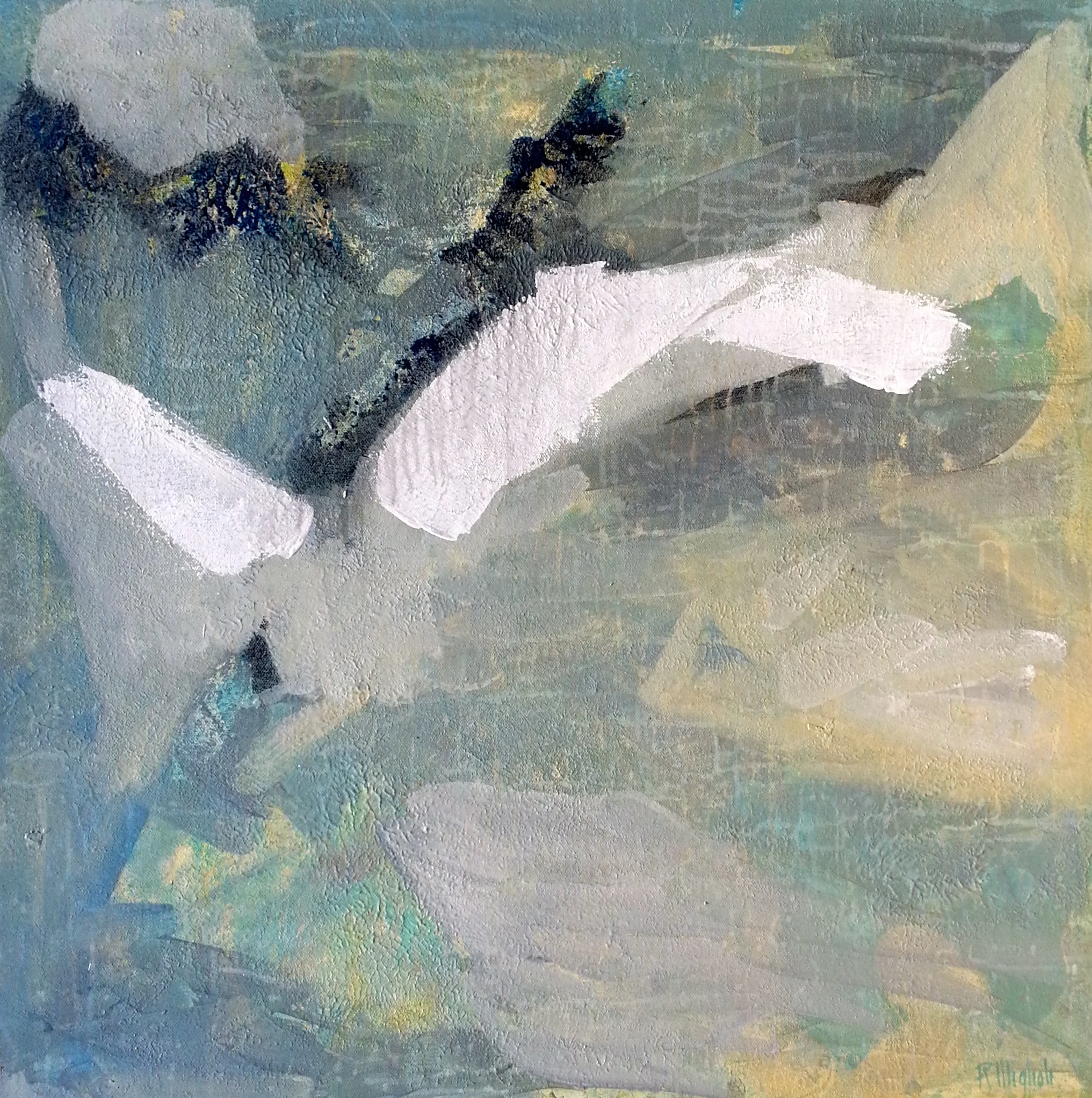 You and Me I, 2012 24 x 24 inches