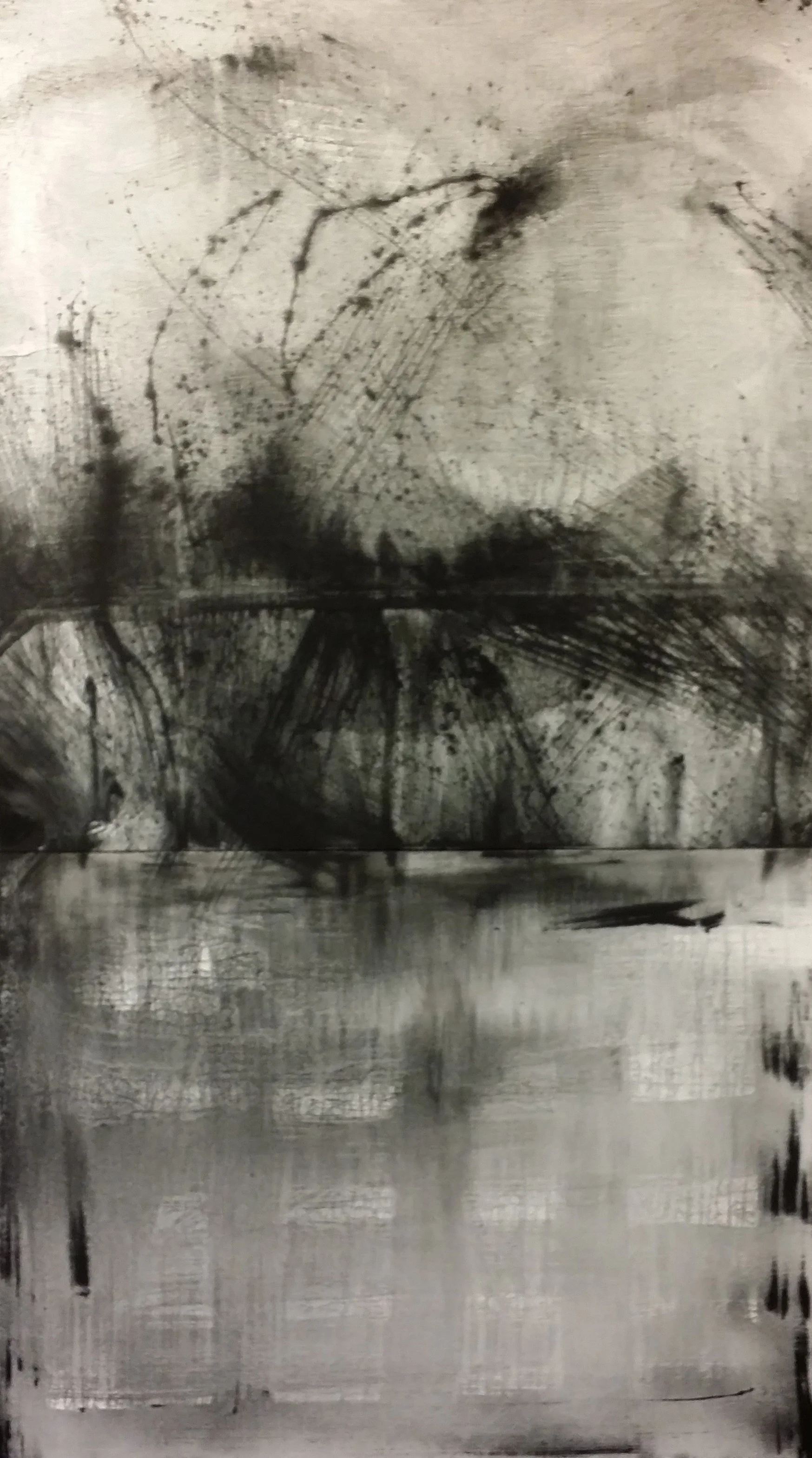 Heavy Land, 2015 84 x 48 inches (2 canvasses)