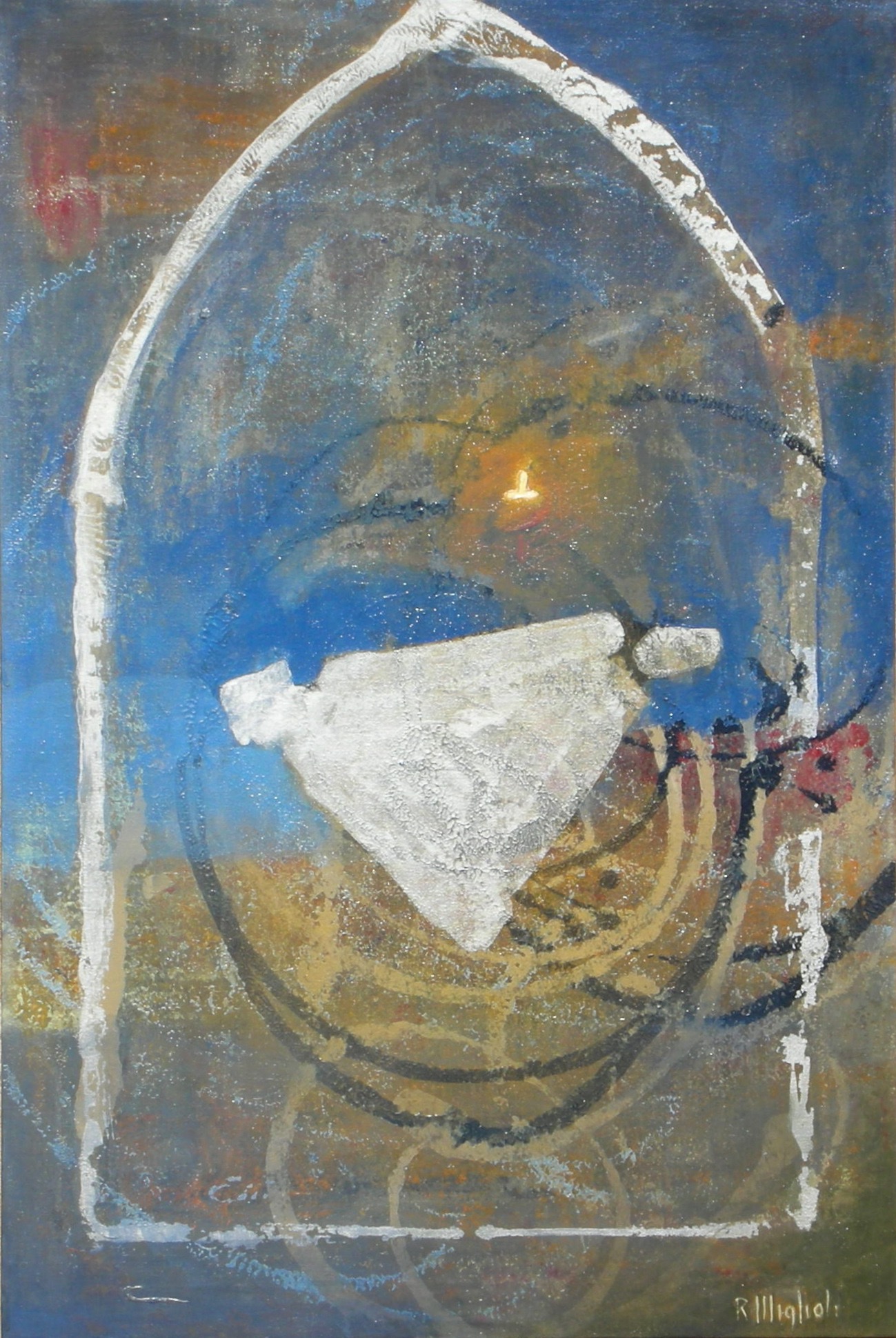  Shrine, 2010 36 x 24 inches Acrylic on canvas  &nbsp; 