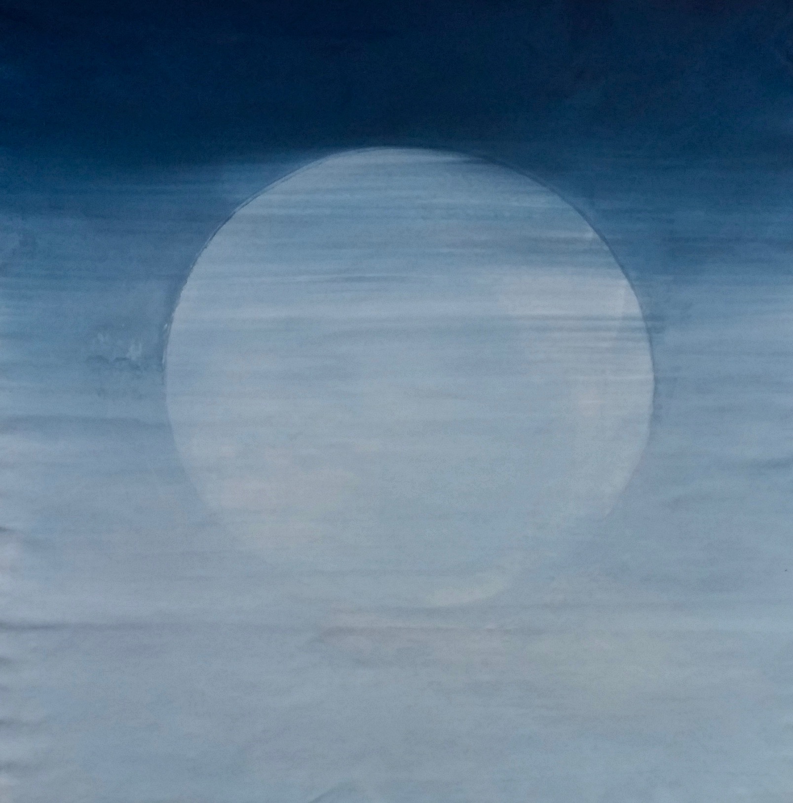  Lunar View, 2018 65 x 61 inches Acrylic on unstretched canvas 