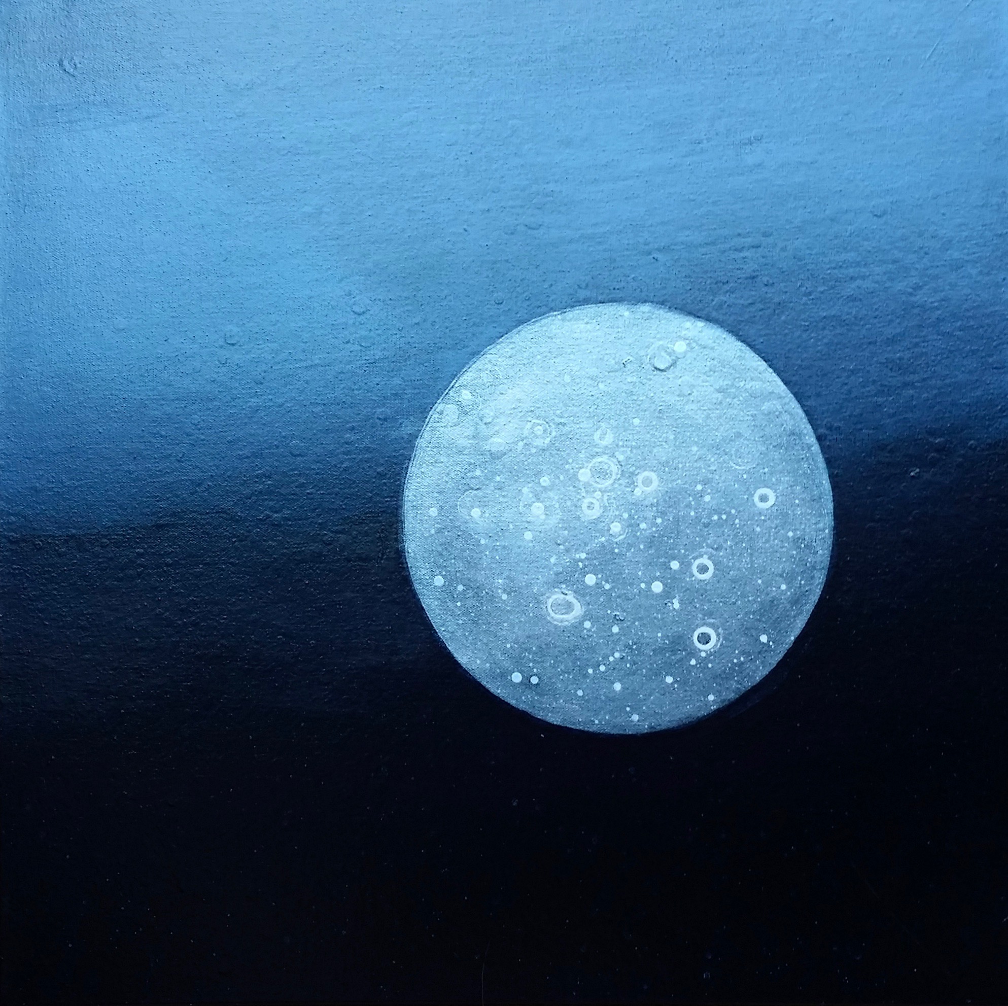  Moon, 2018 24 x 24 inches Acrylic on canvas 