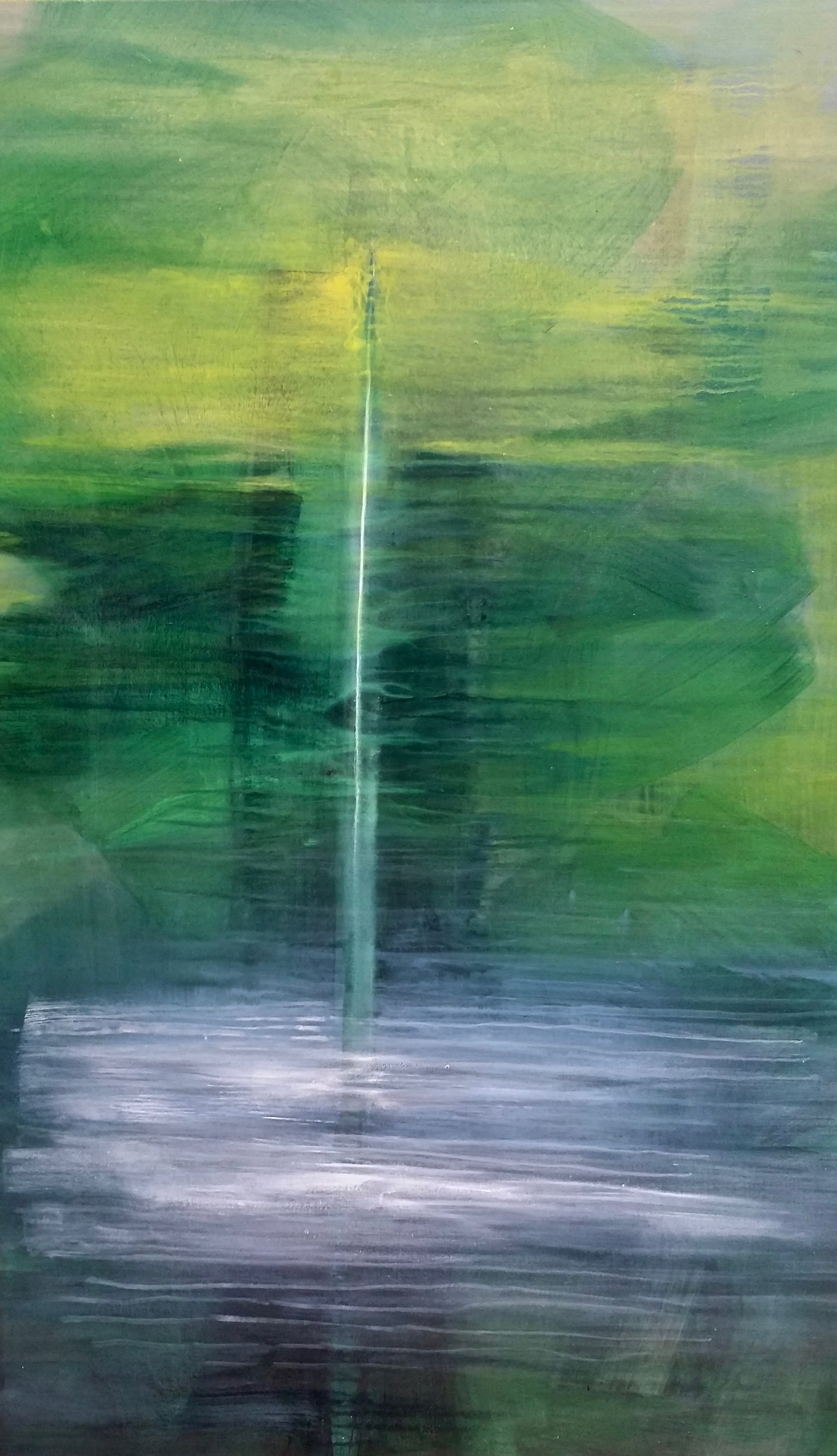Radical Synthesis, 2019 60 x 36 inches Acrylic on canvas