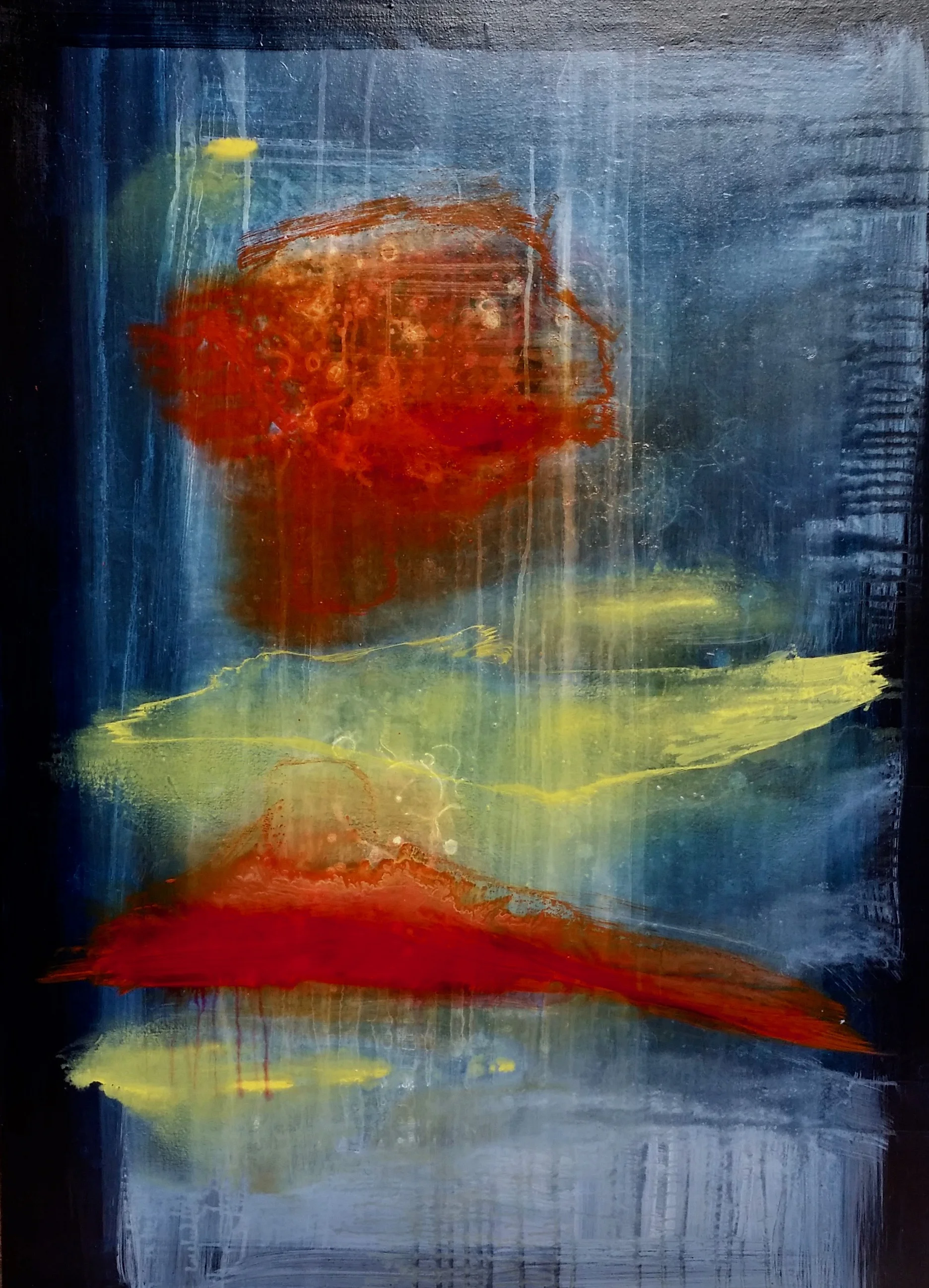 Catalytic Fields, 2018 48 x 36 inches Acrylic on canvas