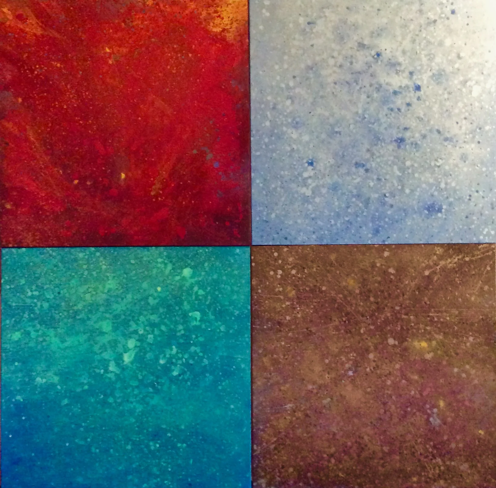 The Four Elements, 2014 48 x 48 inches
