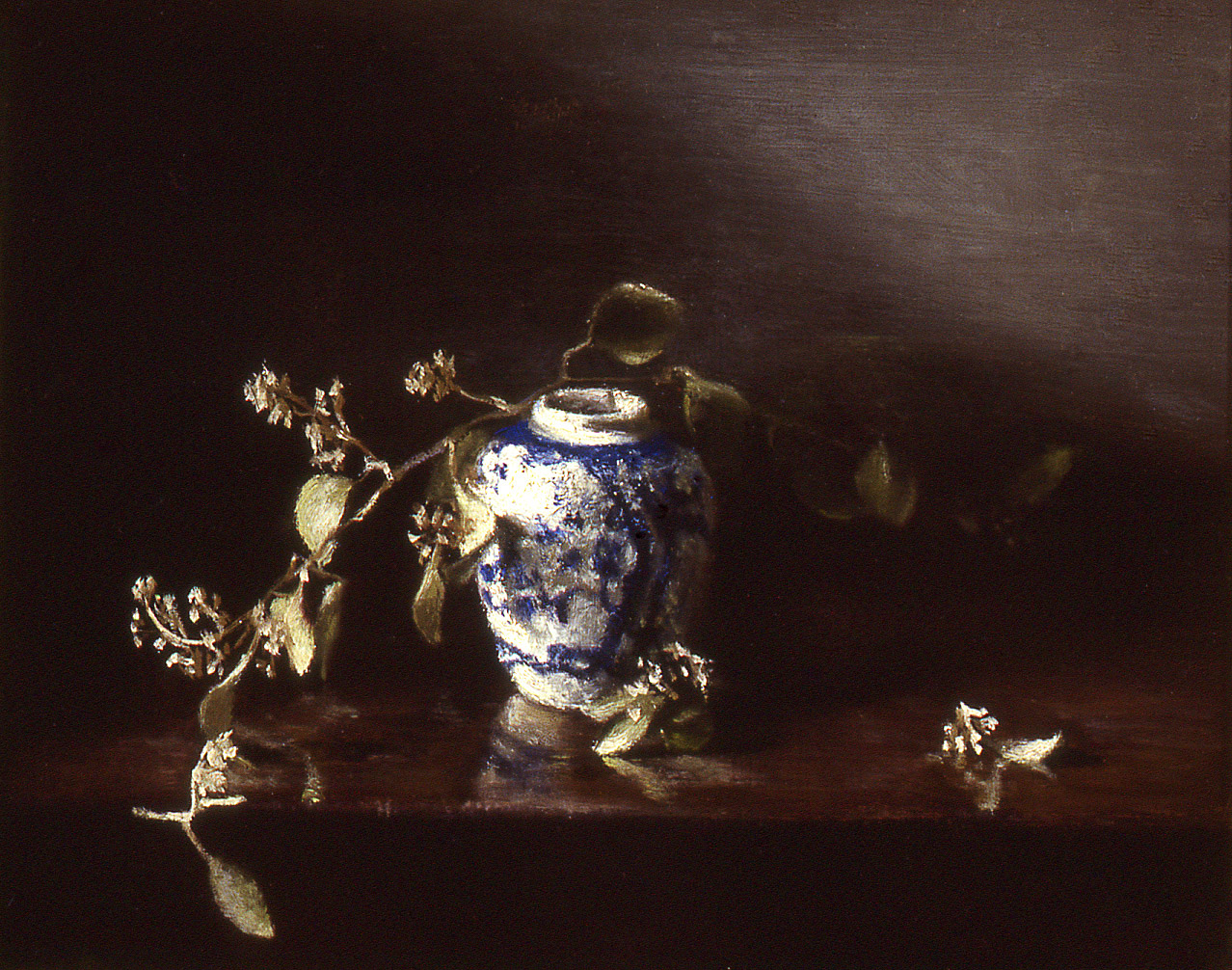 out of the shadows: oil on board 9" x 12" (sold)