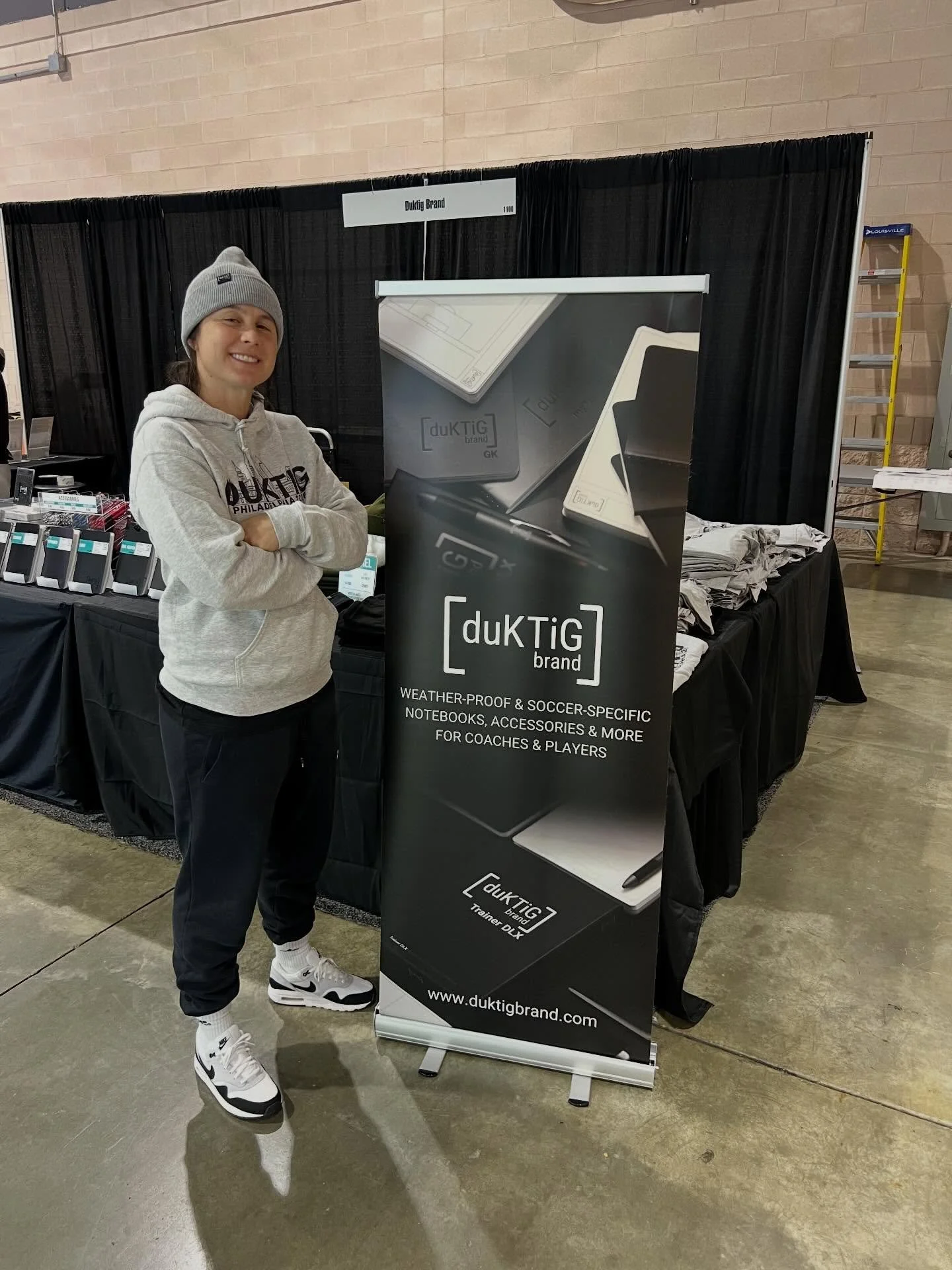 I loved seeing so many people and nerding out about soccer and notebooks. @adelaidegay and @b_dubs08 you guys are rockstars, thanks for a great week ❤️📓⚽️ #duktigbrand #soccer #entrepreneur #work #soccercoach