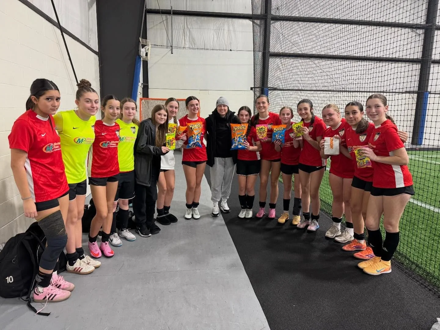 On Thursday nights, we train at a facility that has a snack bar. Once they are warmed up, they play a small-sided tournament and I keep time and watch. Like the professional coach I am, I go to the snack bar, grab a couple bags of Cheetos and some ca