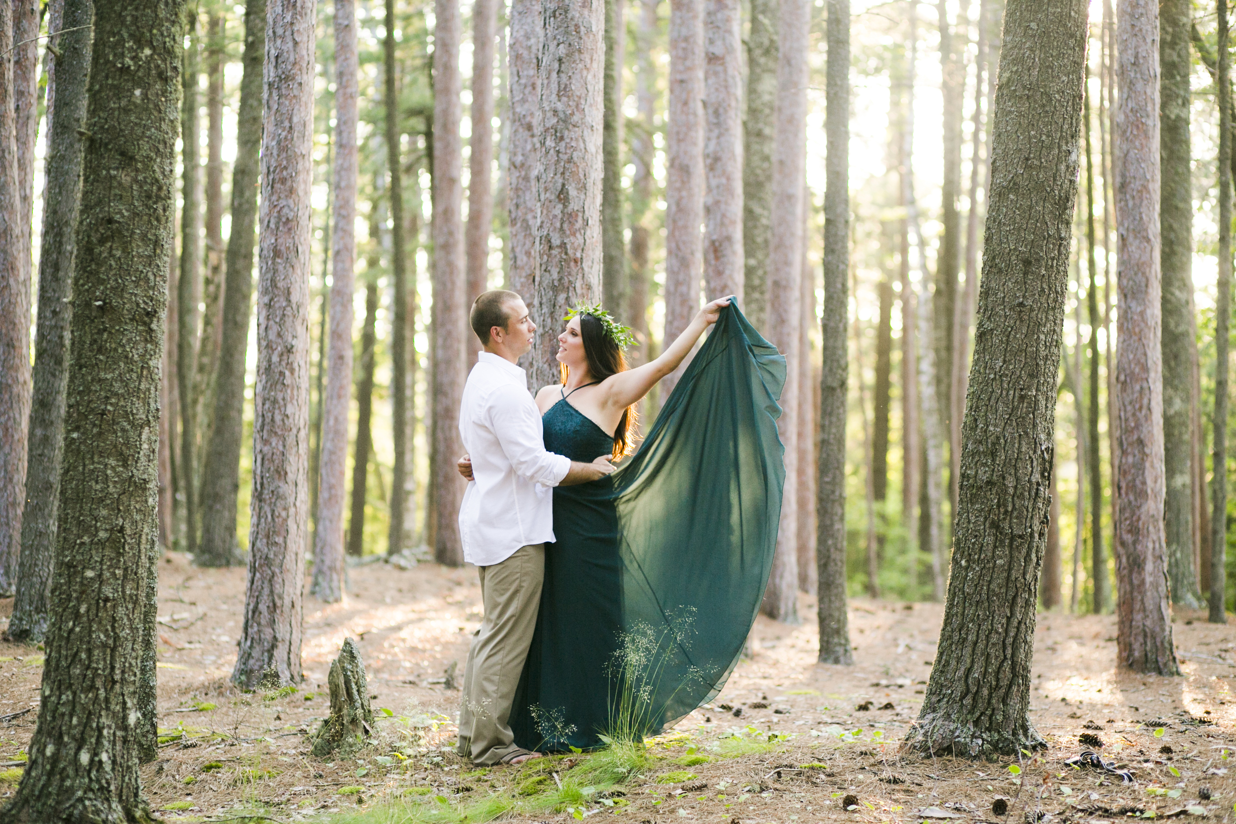 Dylan & Janine: Little Presque Isle Engagement