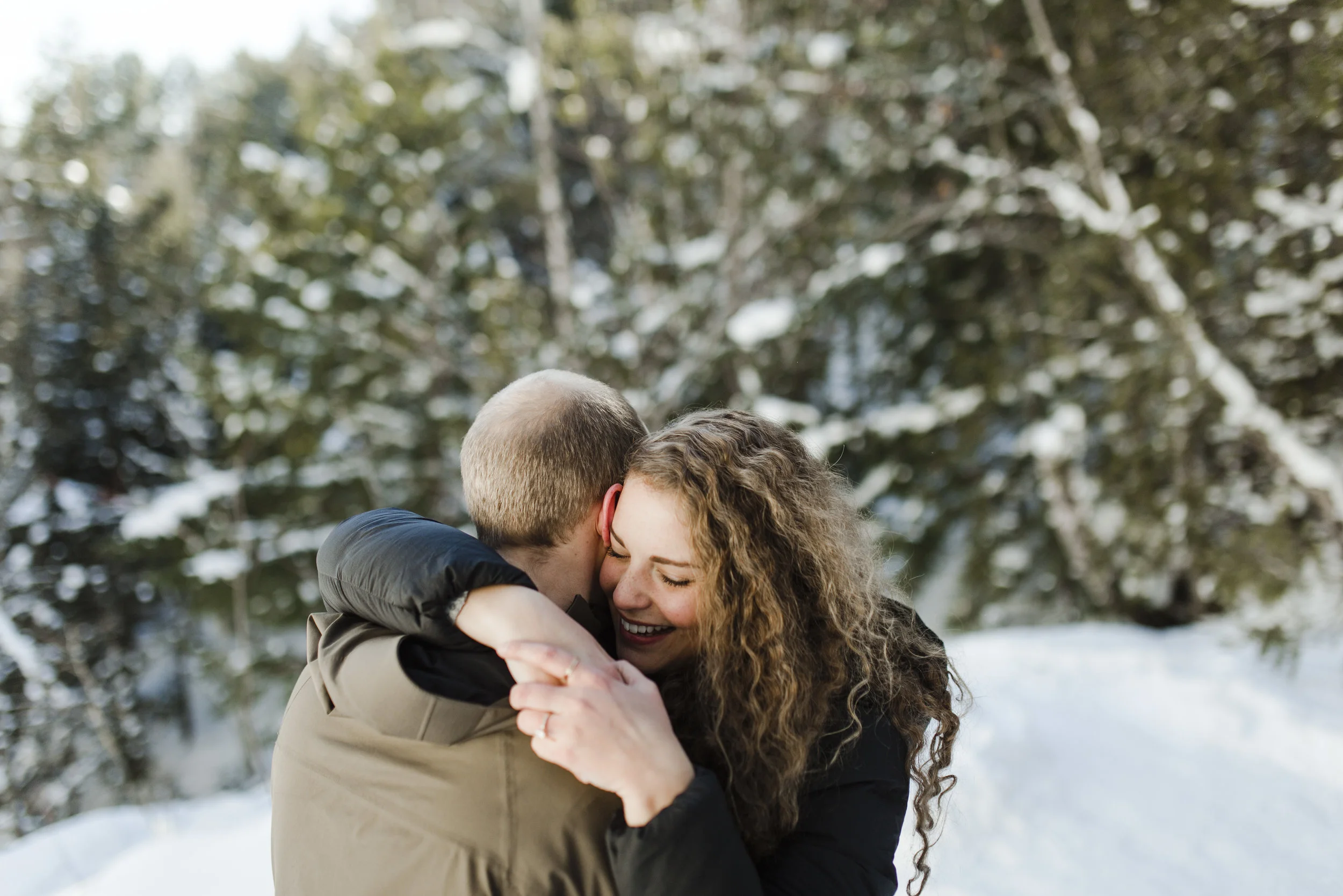 Brett + Bryana | Winter Hungarian Falls Proposal 