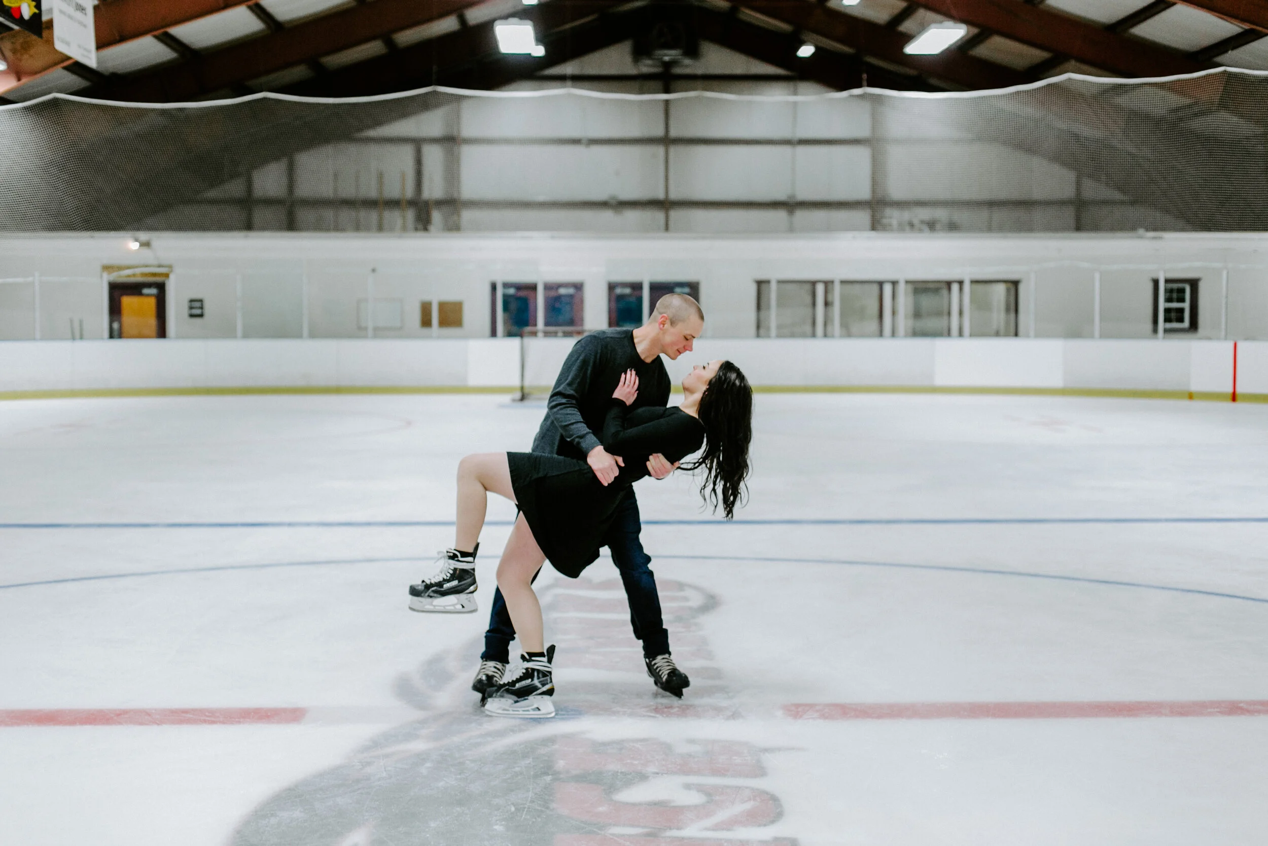 CJ + Cassidy | Red Wings Proposal Story + Ice Rink Engagement