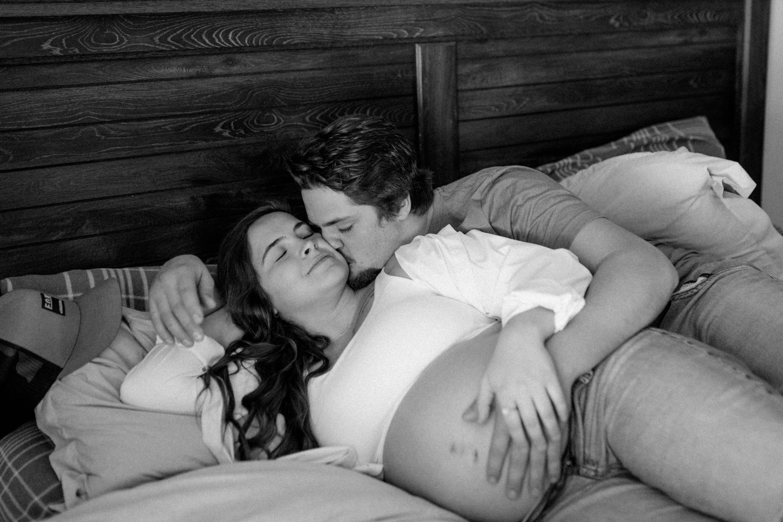Cooper + Jaycie | In-home Maternity Session