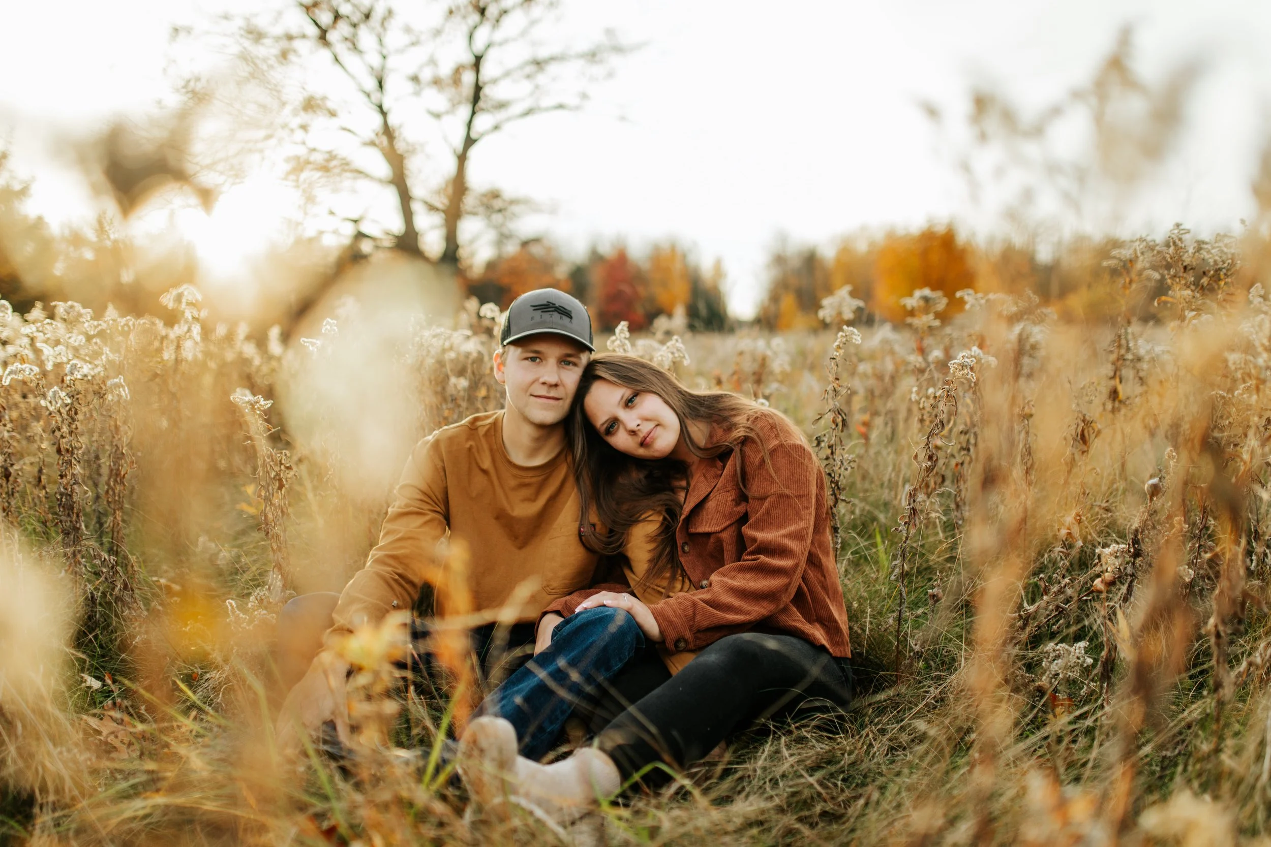 Preston + Megan | Upper Michigan Fall Engagement