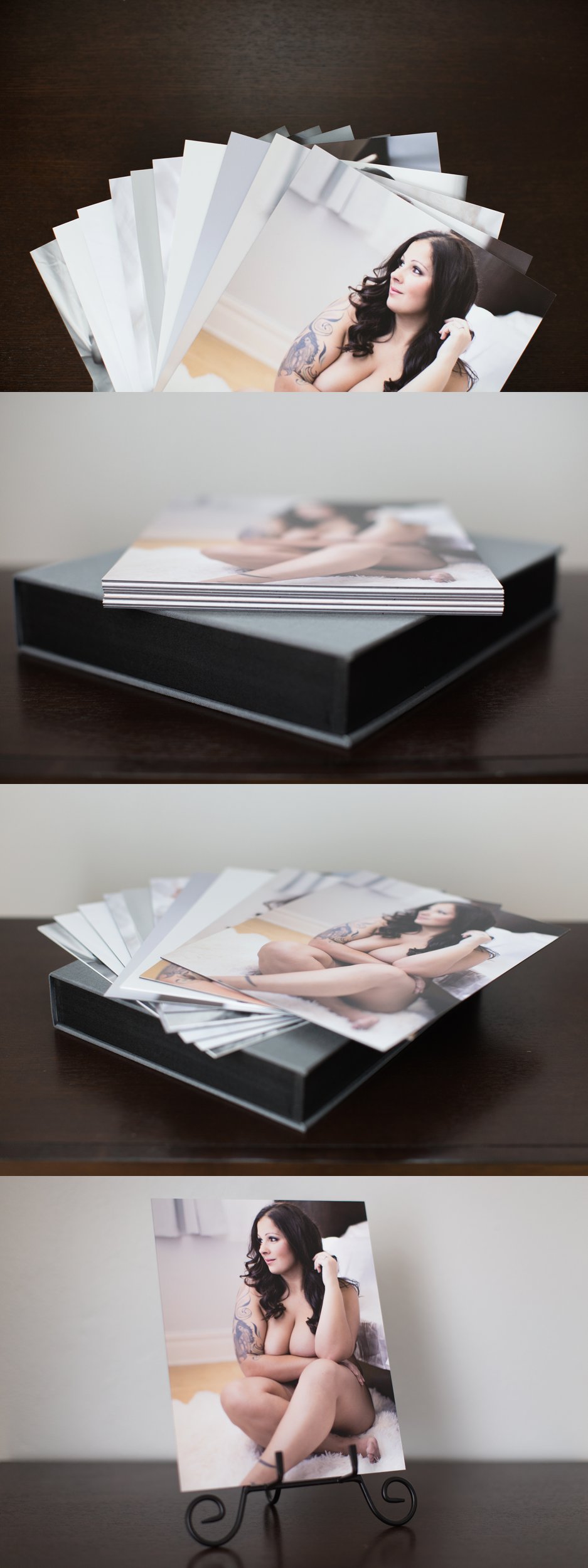 8x10 IMAGES ON 1MM STYRENE WITH EASEL FOR DISPLAY | NICHOLE MARIE BOUDOIR & BEAUTY | SEBASTIAN FLORIDA 