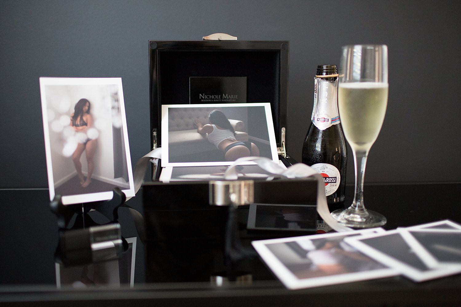 The NMB black label collection box and prints