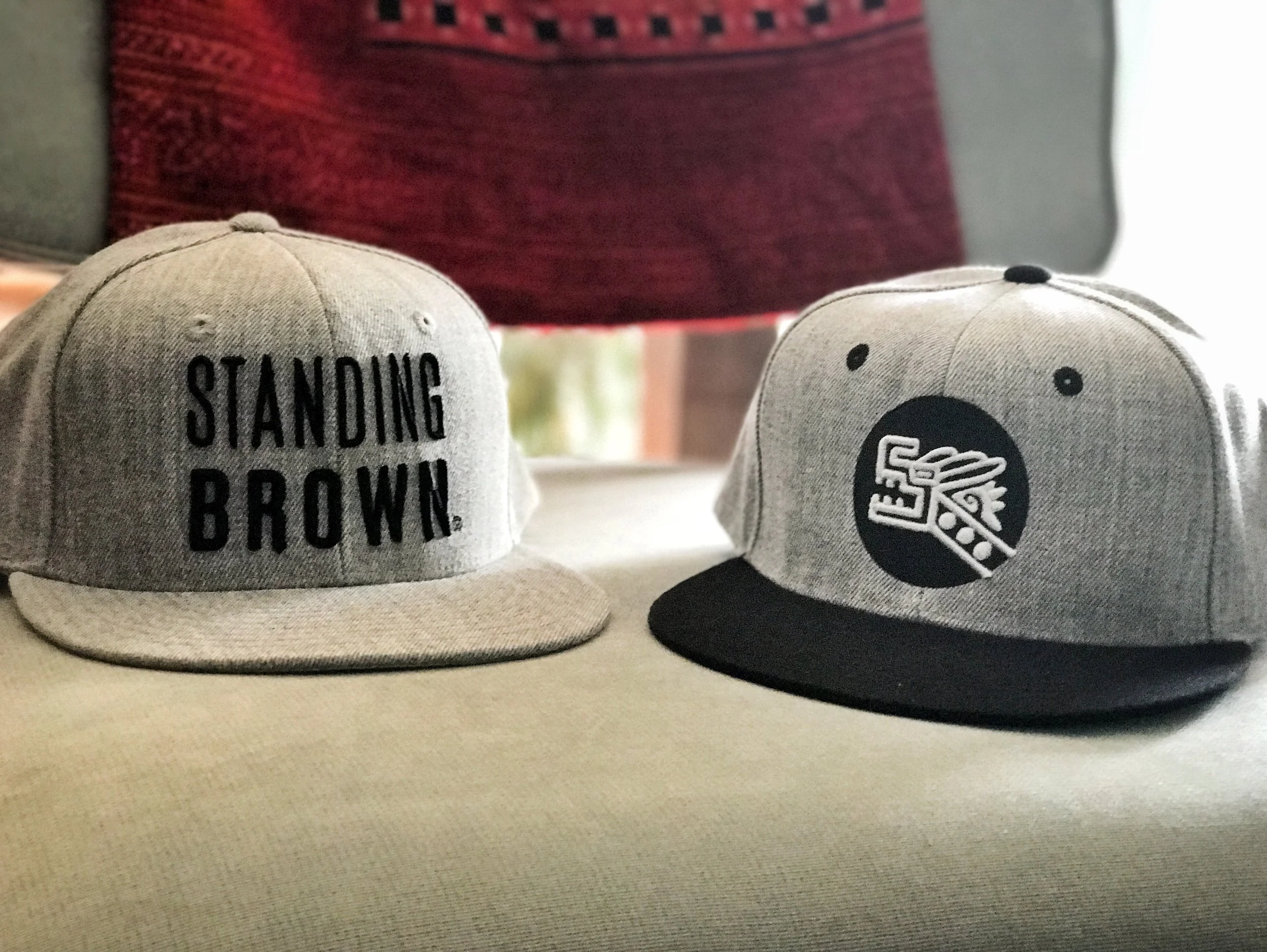 Standing Brown Hats
