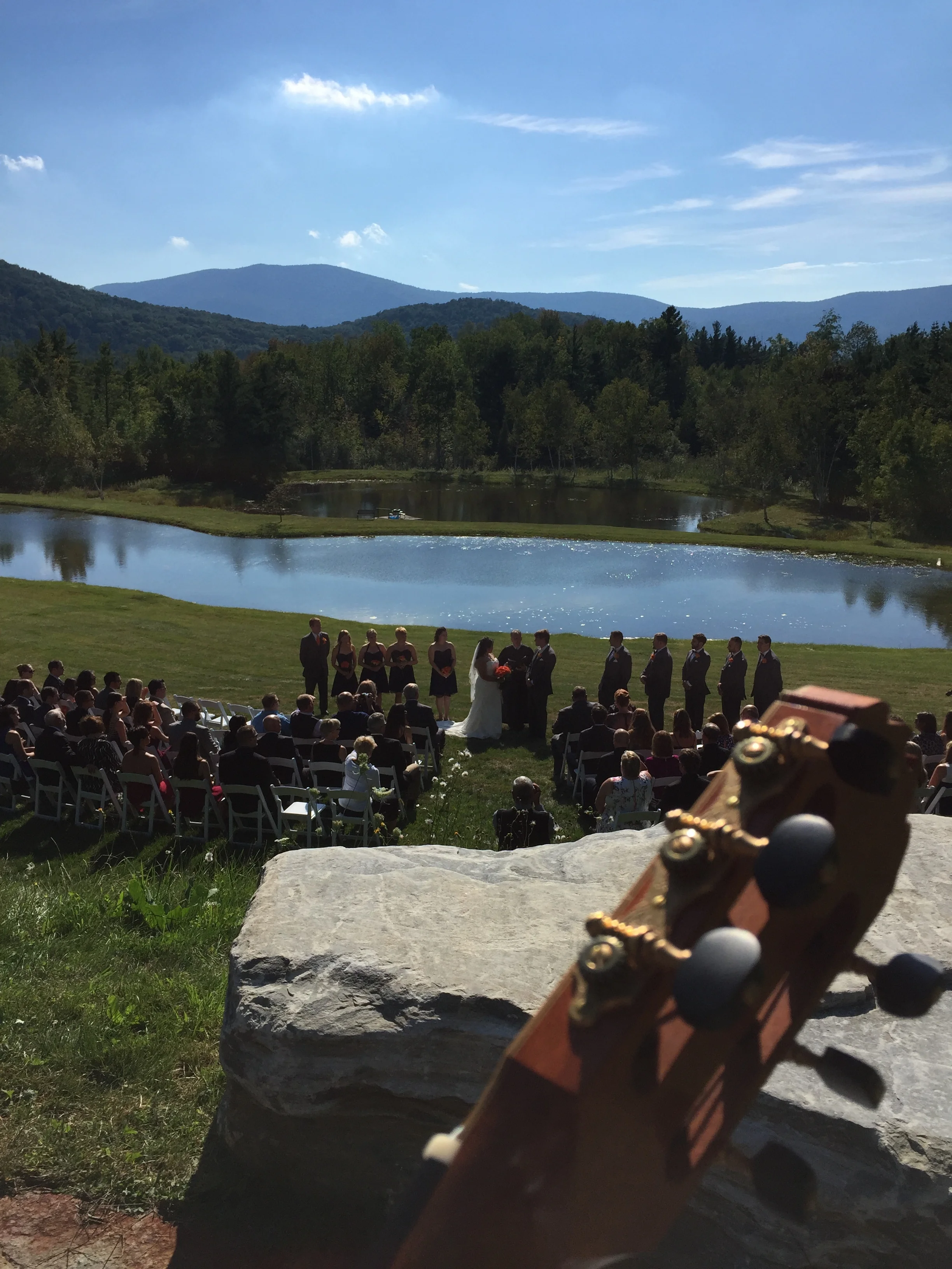 Performing from a unique vantage point in Vermont