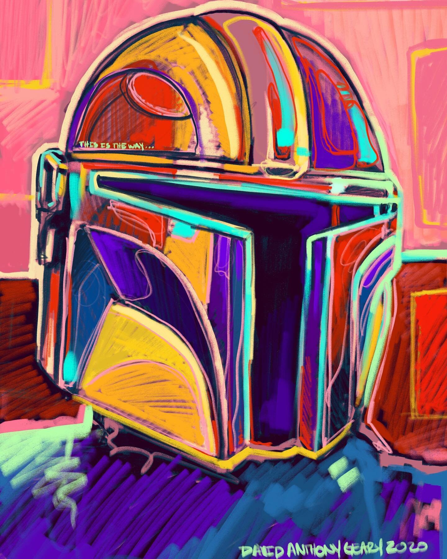 This is the way....
Just playin around with some fan art. 

@themandalorian 
@procreate