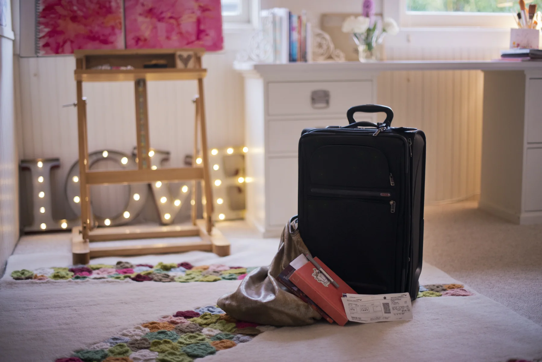 a heart waits for her flight